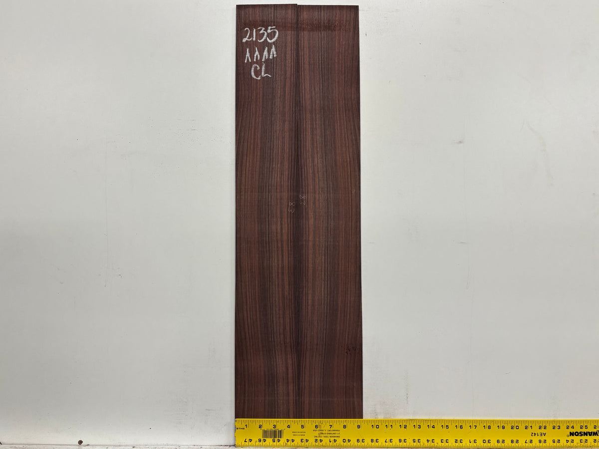 East Indian Rosewood Classical AAAA Grade Guitar Back & Side Set #2135 - Exotic Wood Zone