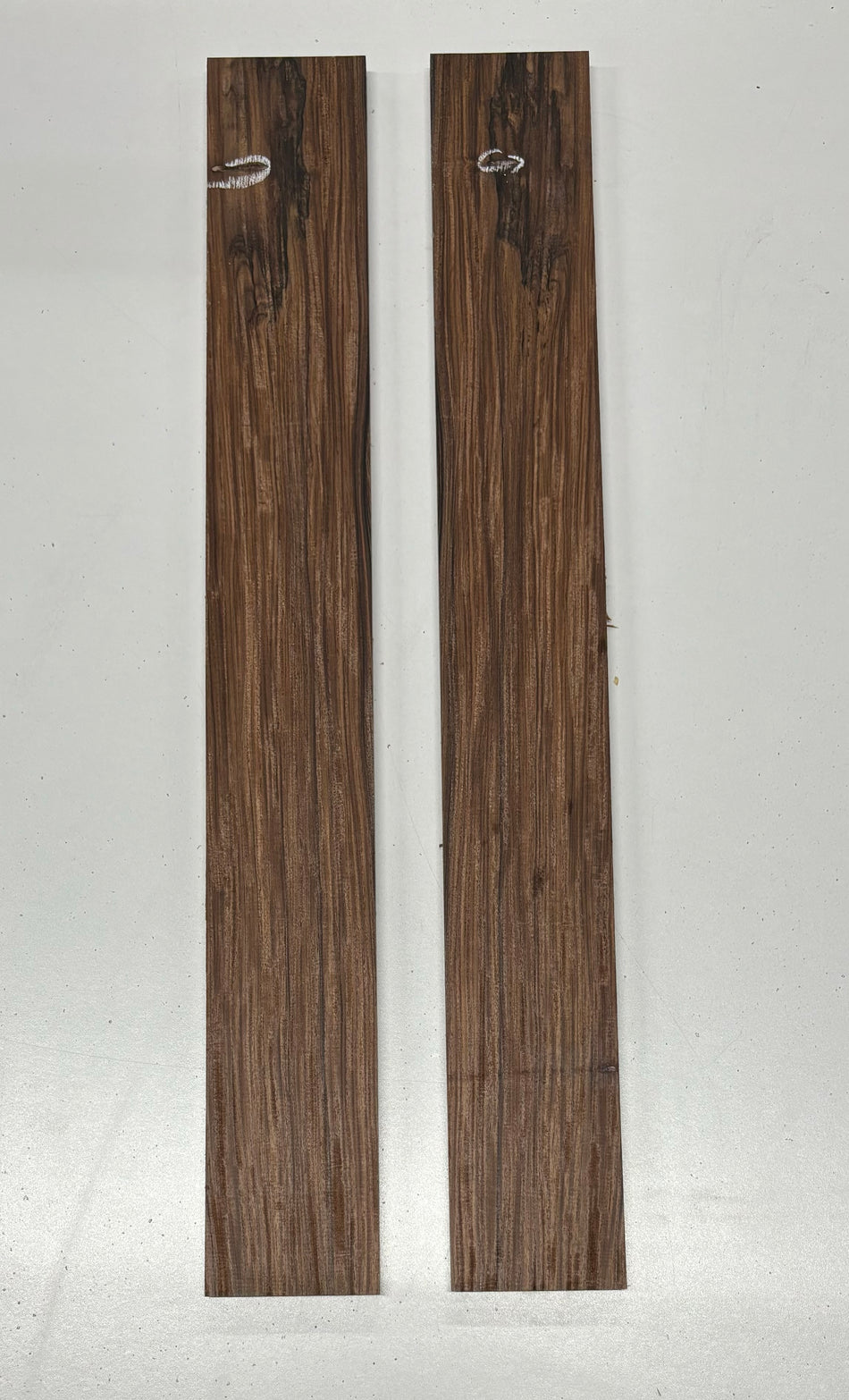 2 Pack, Santos Rosewood Fingerboard Blanks 21" x 2-3/4" x 3/8" #1008