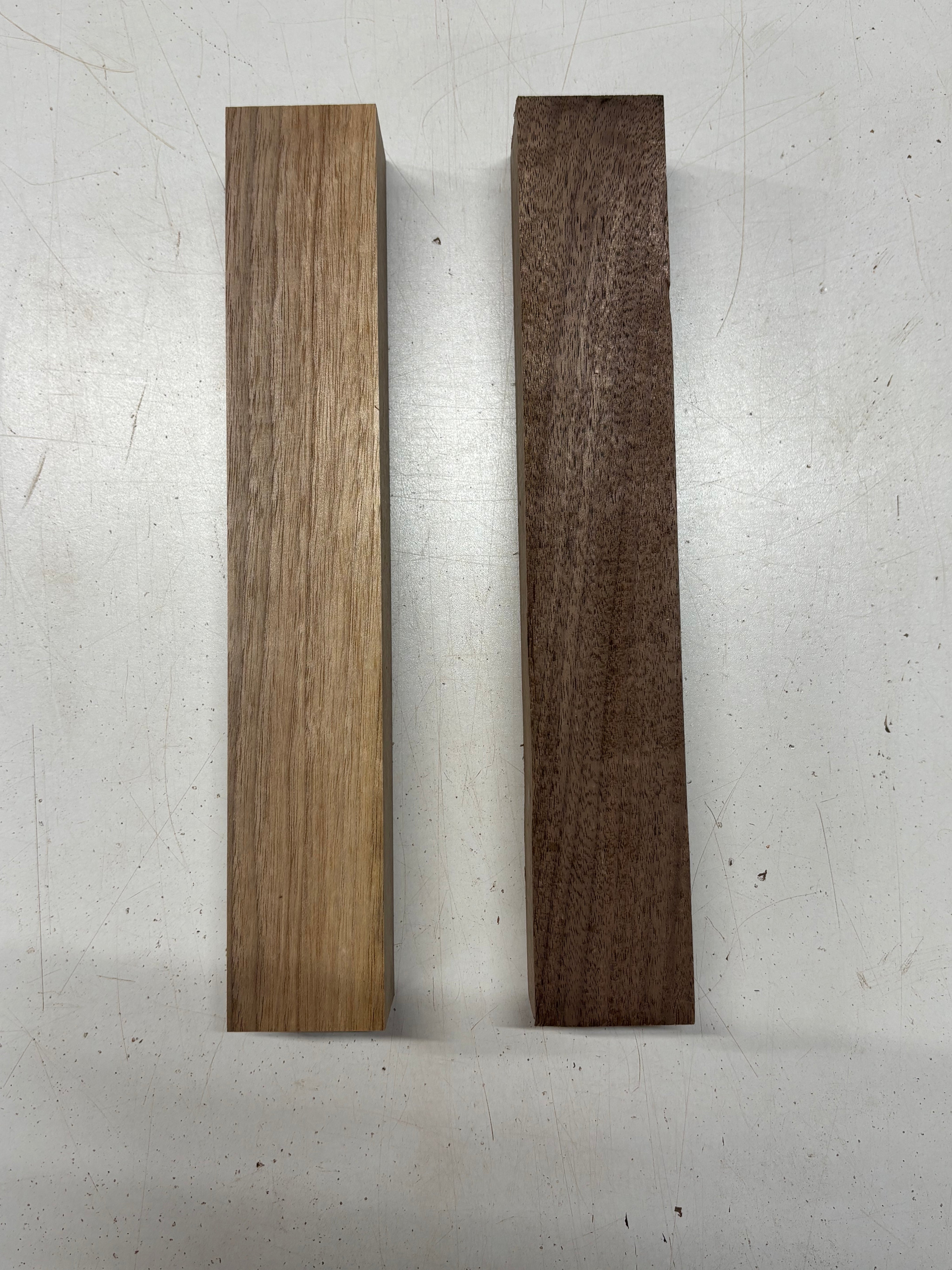 2 Pack, Black Walnut Turning Wood Blanks 12"x1-7/8"x1-7/8" #7883 - Exotic Wood Zone