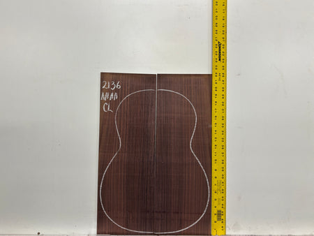 East Indian Rosewood Classical AAAA Grade Guitar Back & Side Set #2136 - Exotic Wood Zone