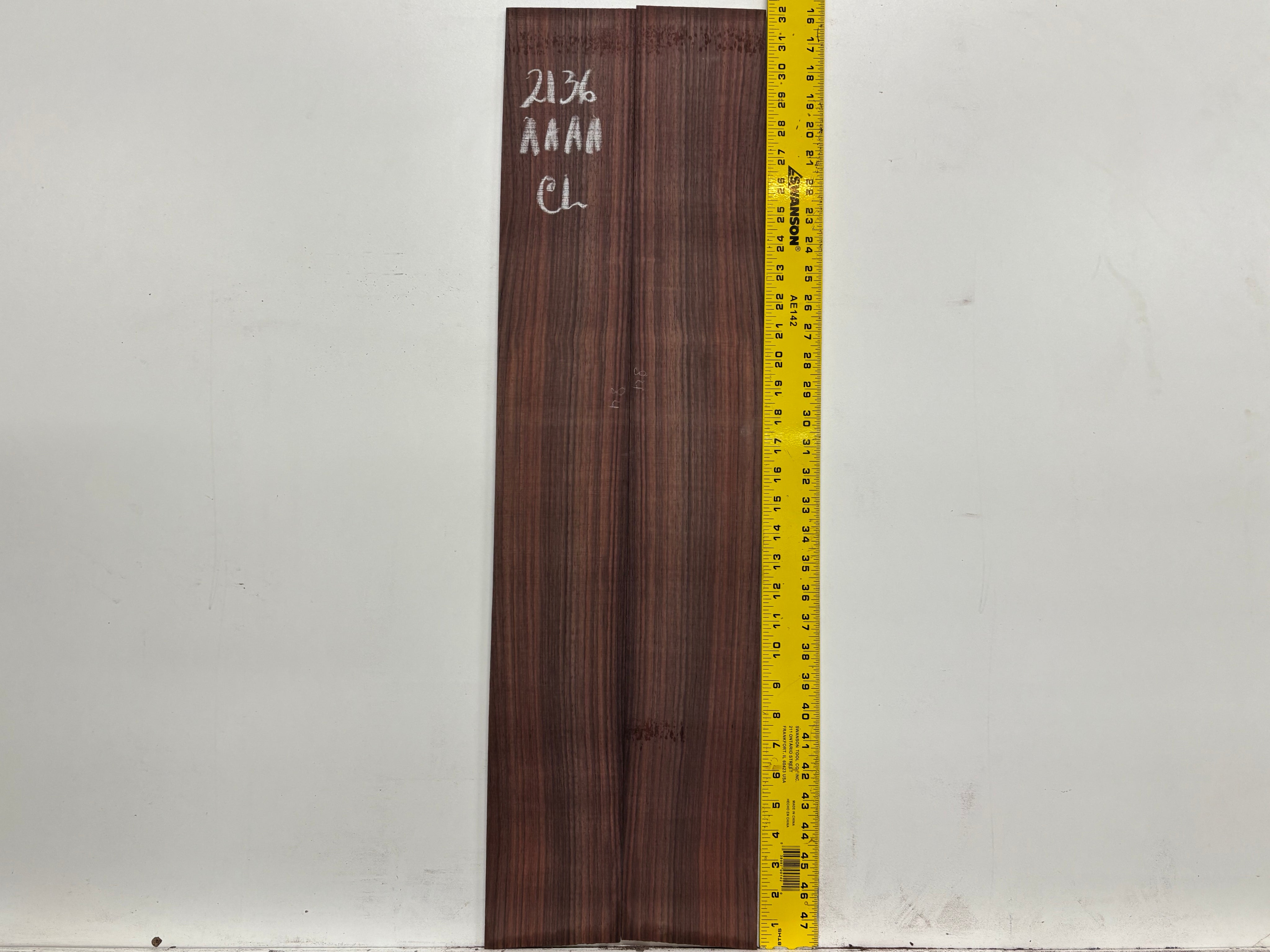 East Indian Rosewood Classical AAAA Grade Guitar Back & Side Set #2136 - Exotic Wood Zone