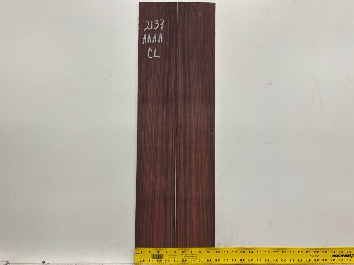 East Indian Rosewood Classical AAAA Grade Guitar Back & Side Set #2137 - Exotic Wood Zone
