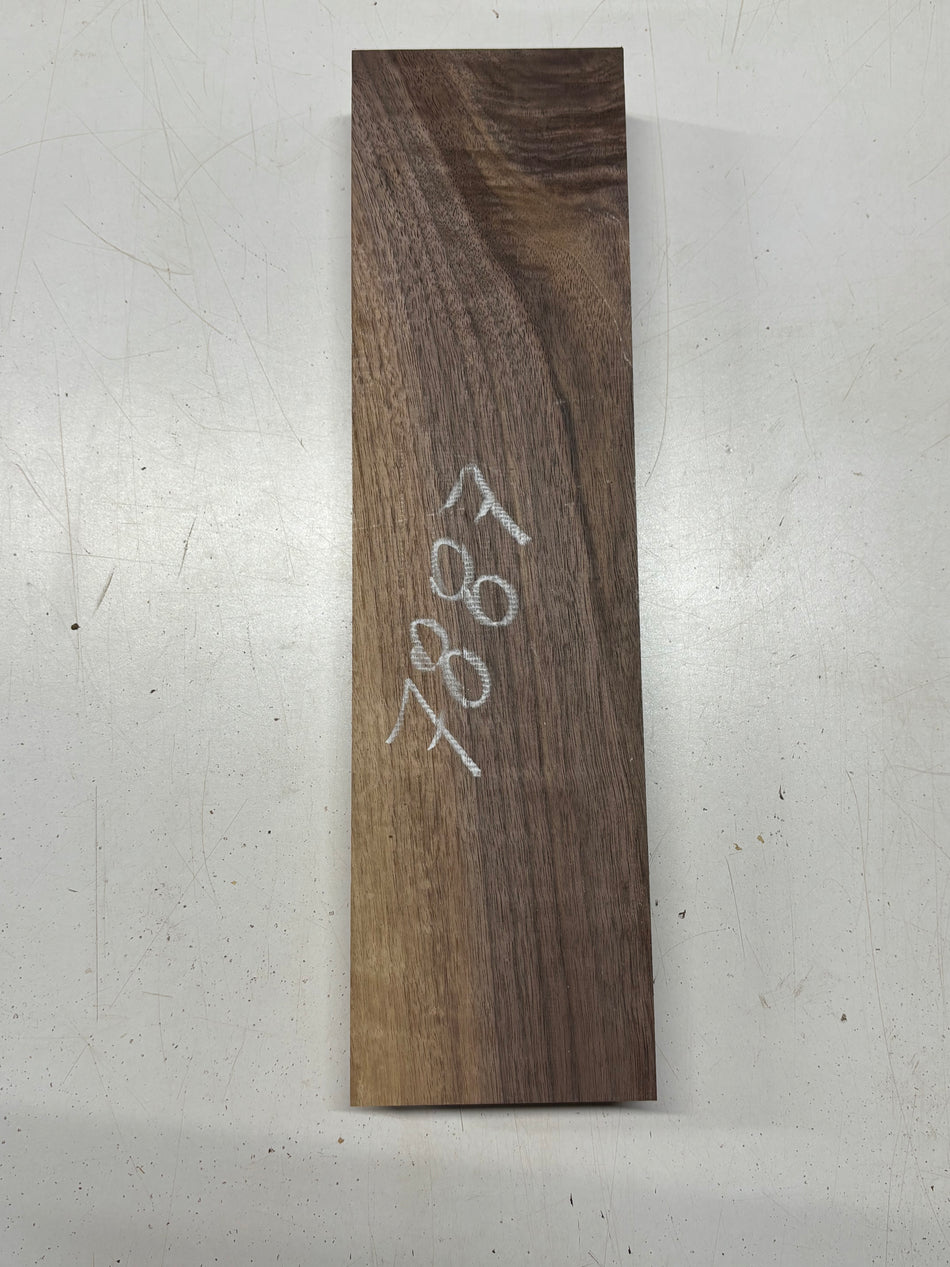 1 Piece, Black Walnut Lumber Board Blank 18"x4-3/4"x1-7/8" #7887 - Exotic Wood Zone