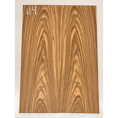 Zebrawood Bookmatched Guitar Drop Tops 21&quot; x 7-1/4&quot; x 1/4&quot; 