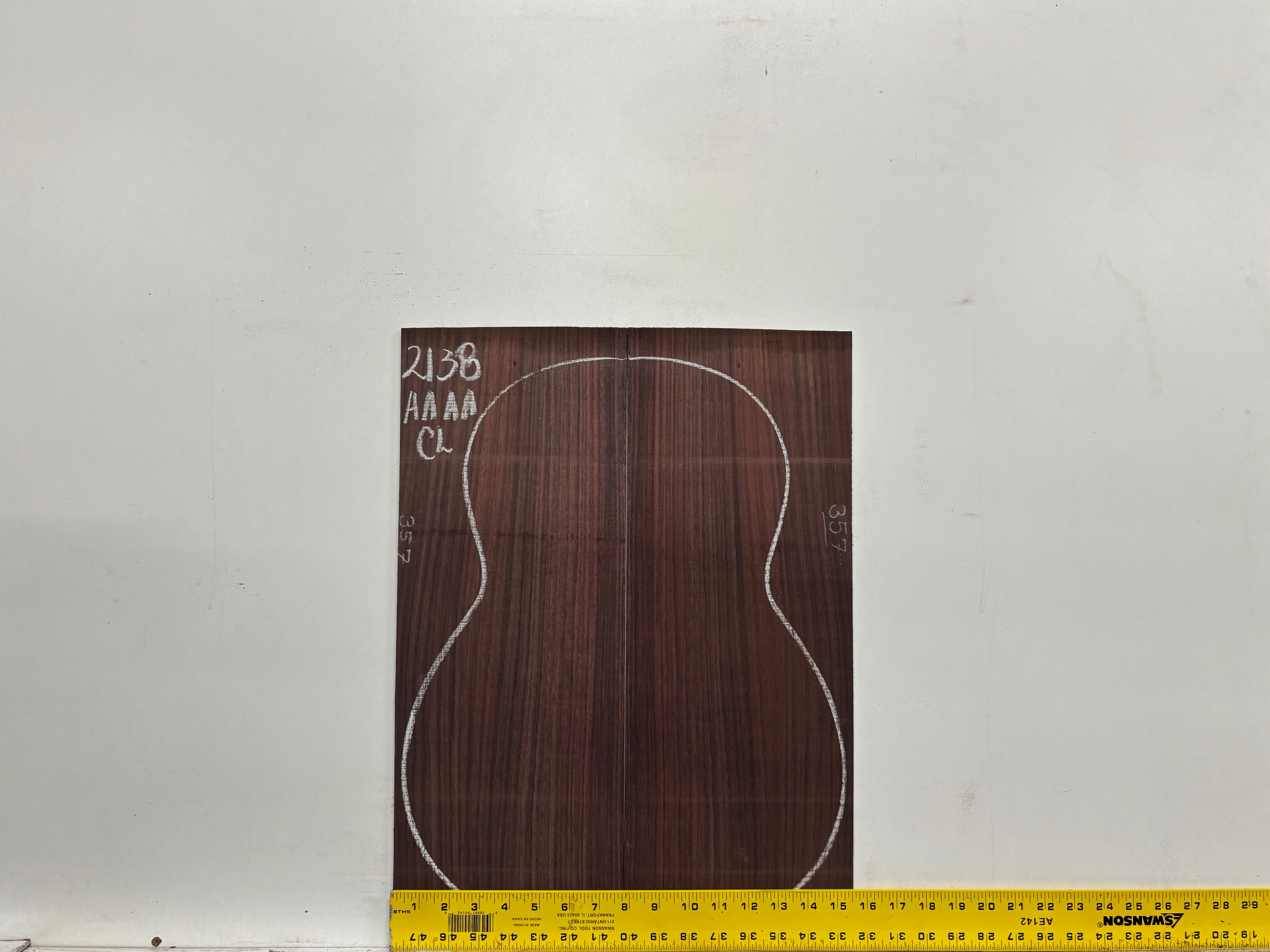 East Indian Rosewood Classical AAAA Grade Guitar Back & Side Set #2138 - Exotic Wood Zone