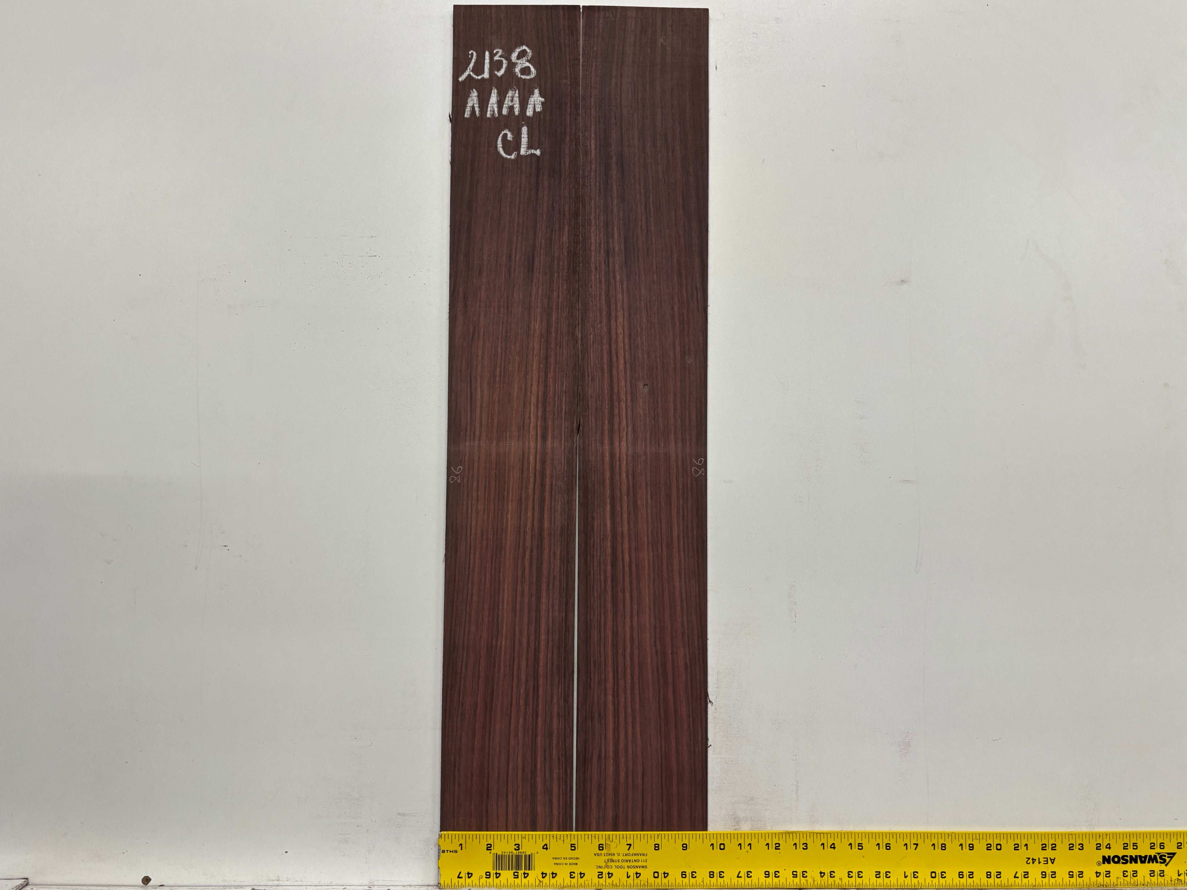 East Indian Rosewood Classical AAAA Grade Guitar Back & Side Set #2138 - Exotic Wood Zone