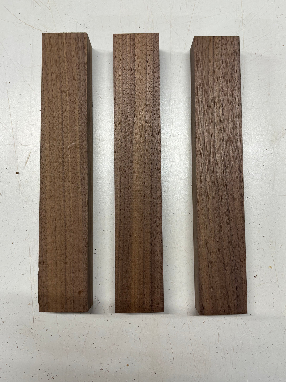 3 Pack, Black Walnut Thin Stock Lumber 12"x2"x1-1/2" #7888 - Exotic Wood Zone