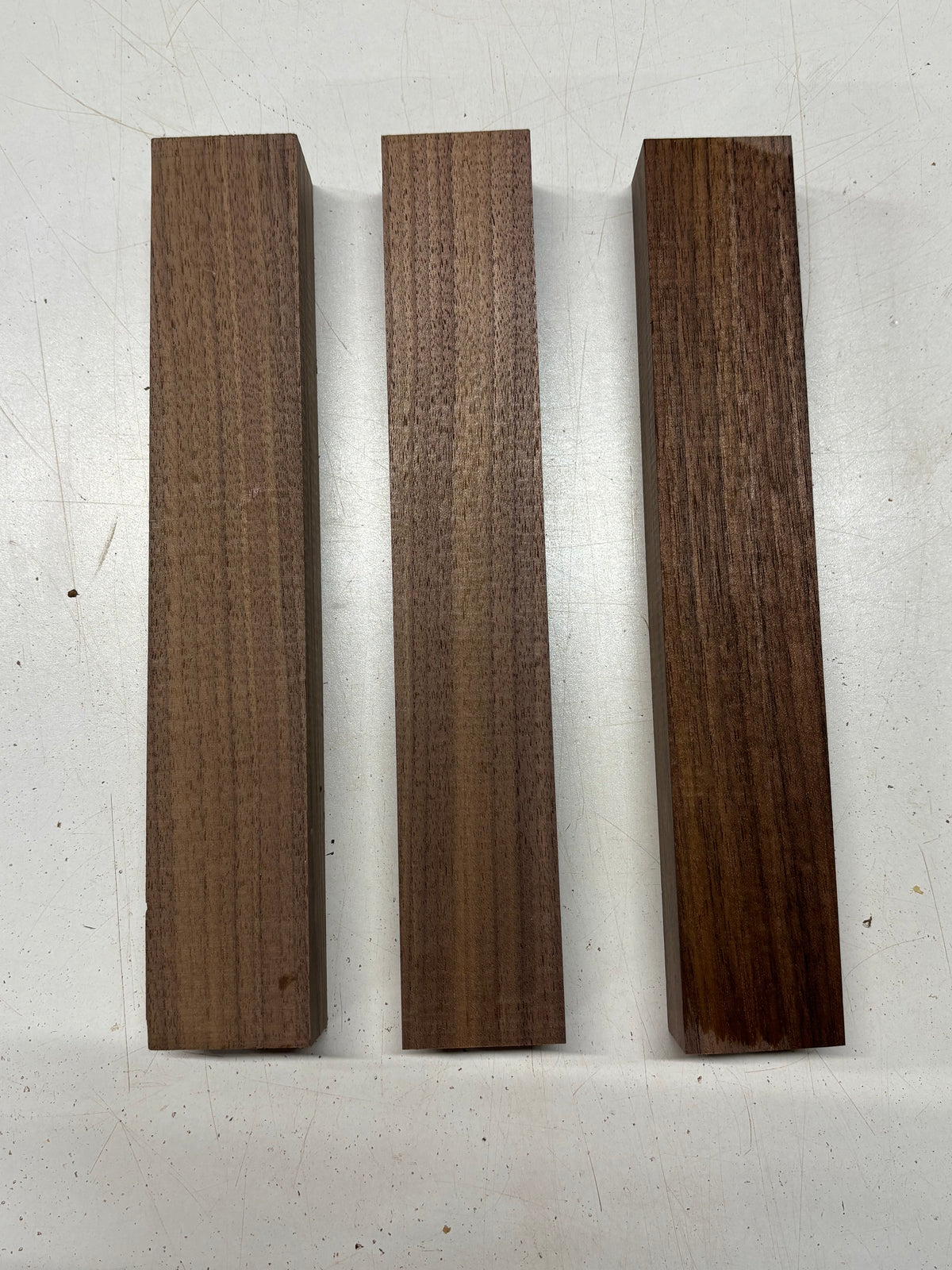 3 Pack, Black Walnut Thin Stock Lumber 12"x2"x1-1/2" #7888 - Exotic Wood Zone