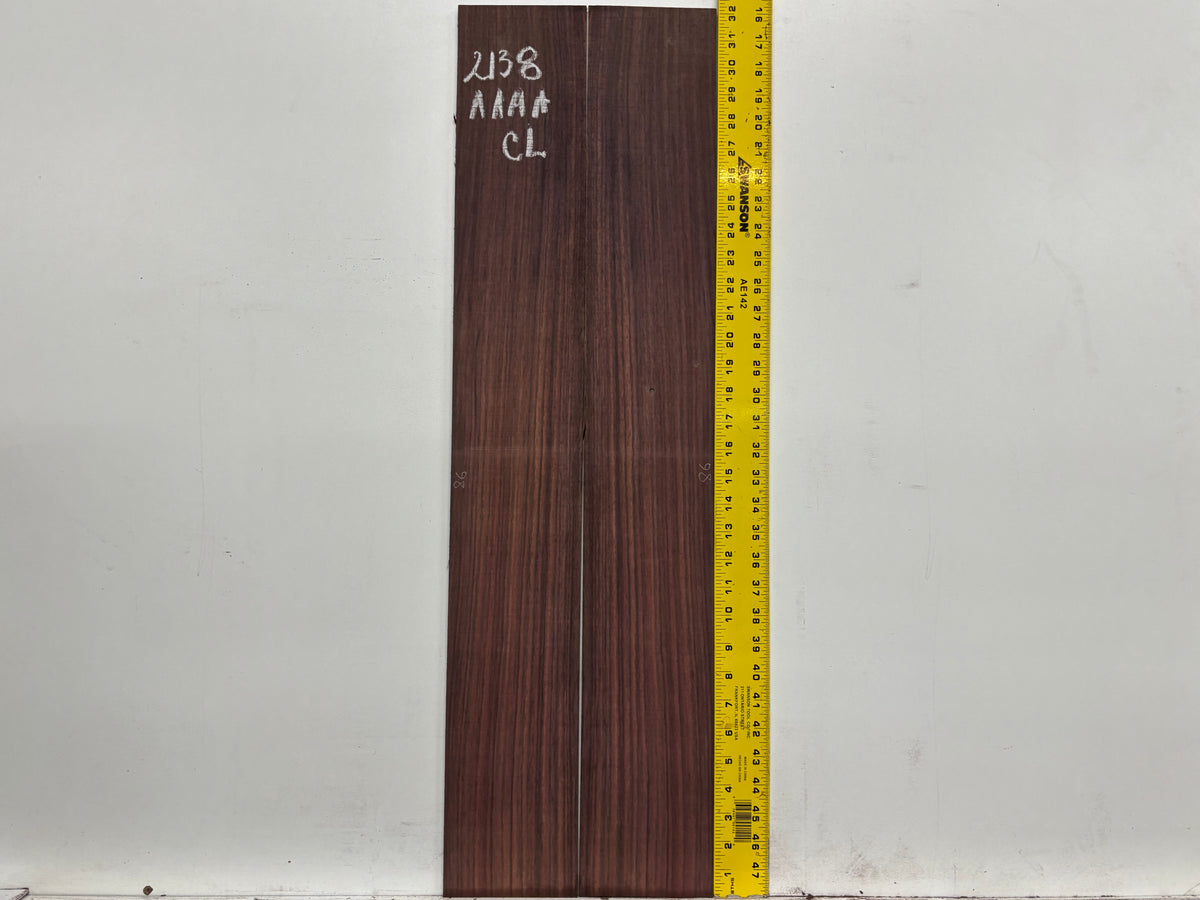 East Indian Rosewood Classical AAAA Grade Guitar Back & Side Set #2138 - Exotic Wood Zone