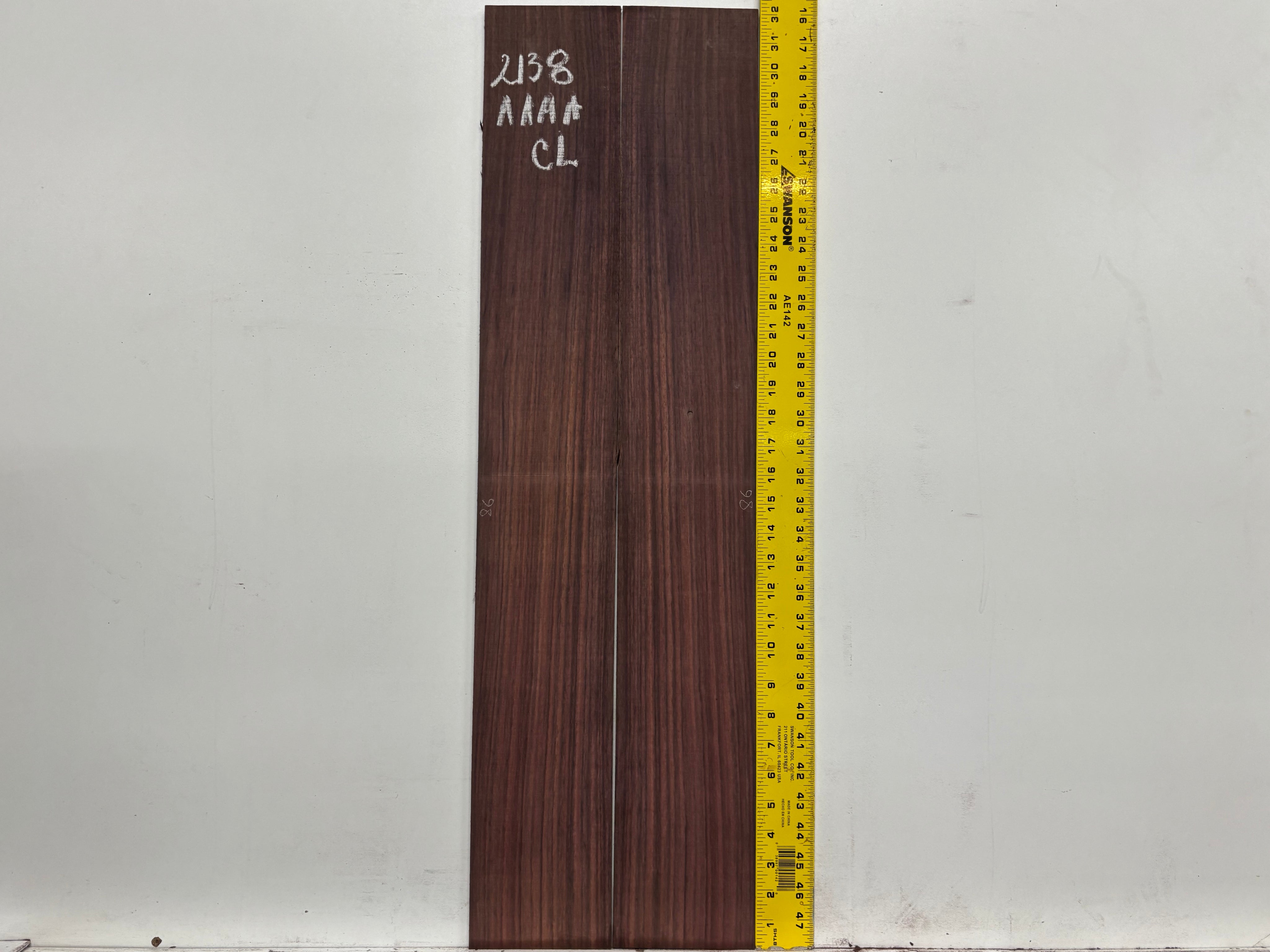 East Indian Rosewood Classical AAAA Grade Guitar Back & Side Set #2138 - Exotic Wood Zone