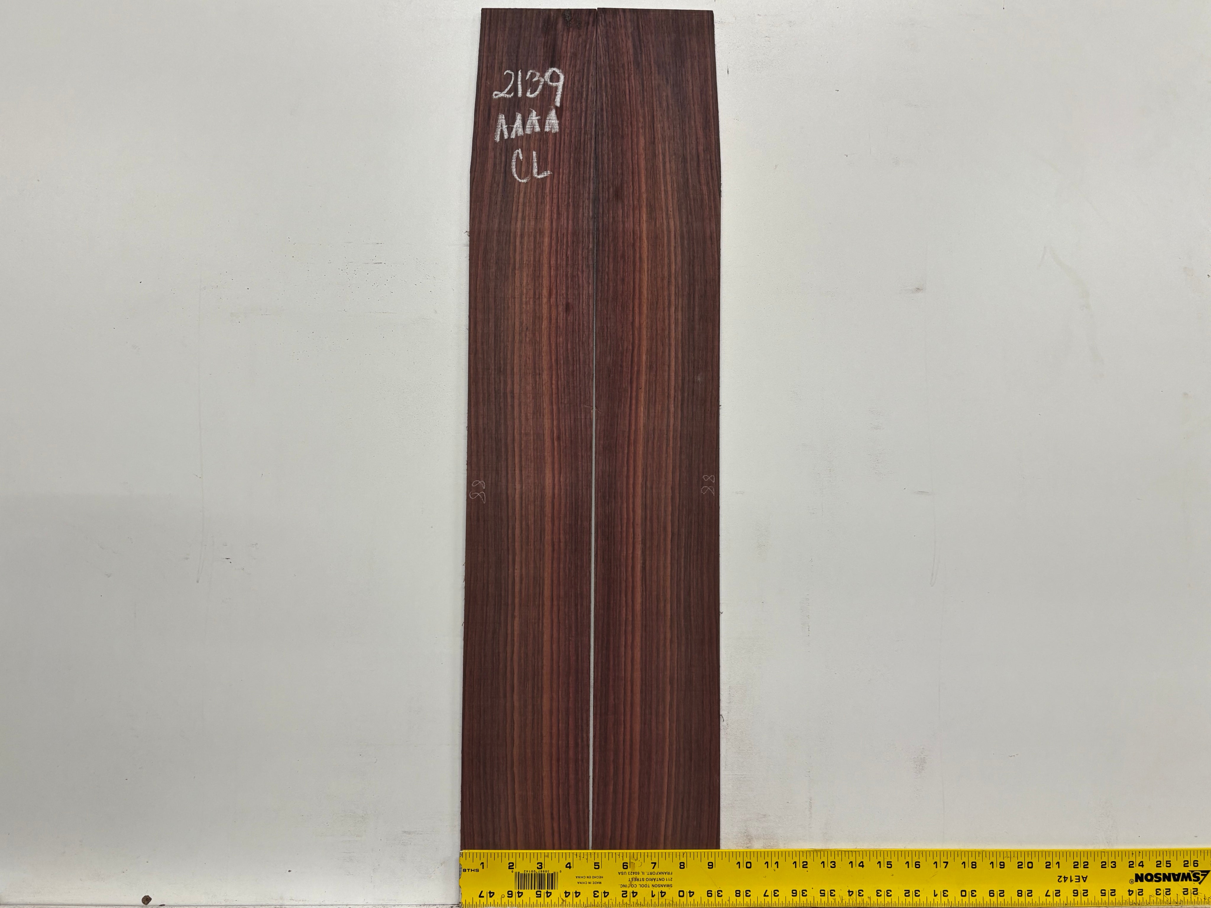 East Indian Rosewood Classical AAAA Grade Guitar Back & Side Set #2139 - Exotic Wood Zone