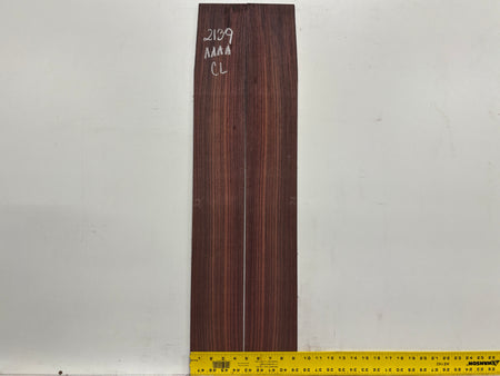 East Indian Rosewood Classical AAAA Grade Guitar Back & Side Set #2139 - Exotic Wood Zone