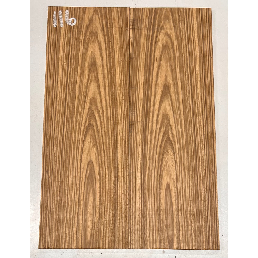 Zebrawood Bookmatched Guitar Drop Tops 21" x 7-1/4" x 1/4" #116 - Exotic Wood Zone - Buy online Across USA 