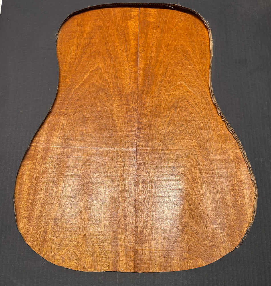 Flame Genuine Mahogany Dreadnought Guitar Back & Side Set #4036