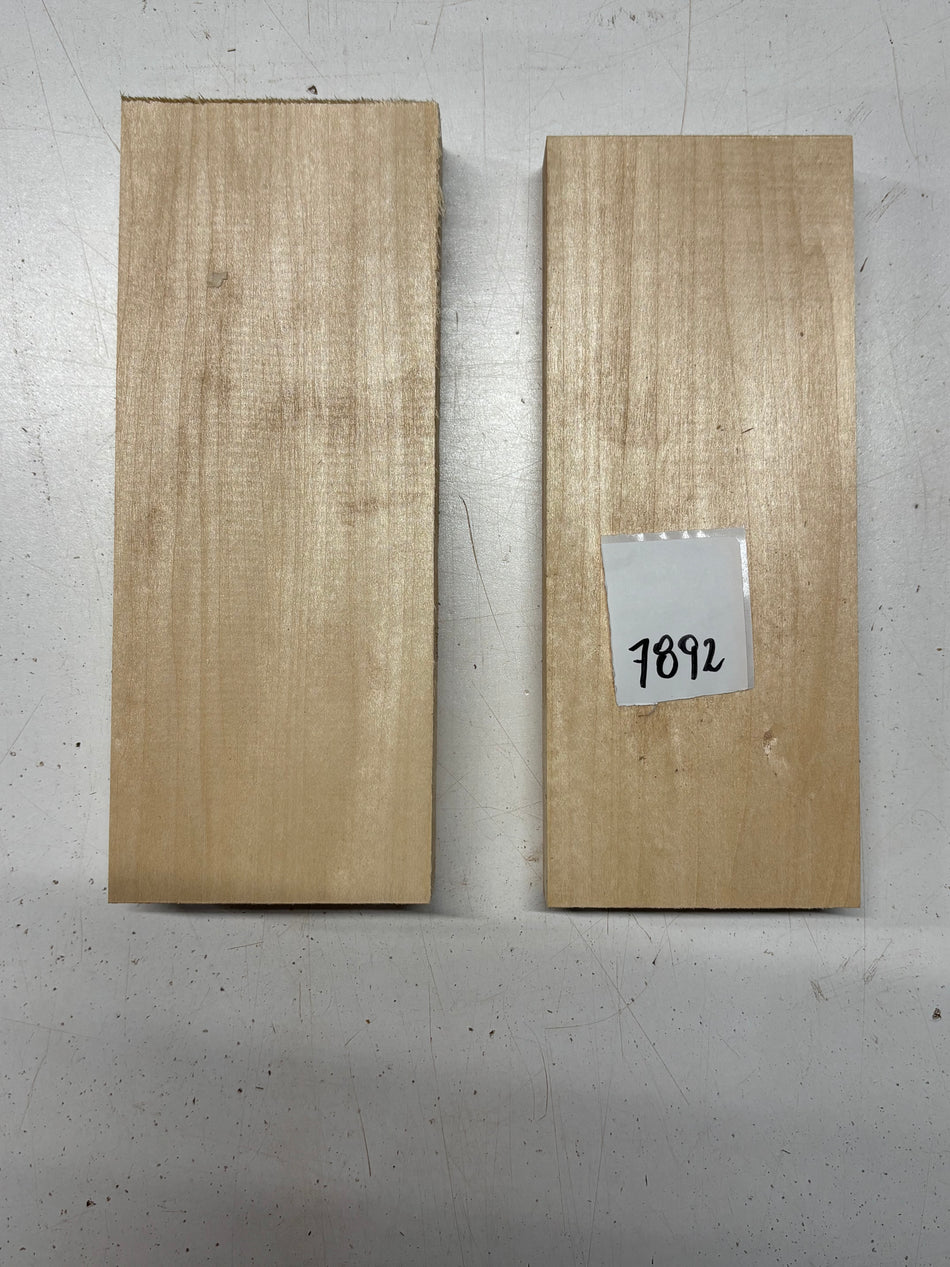 2 Pack, Basswood Thin Stock Lumber 8-1/2"x3-3/8"x1-3/8", 8-1/2"x3-3/8"x7/8" #7892 - Exotic Wood Zone
