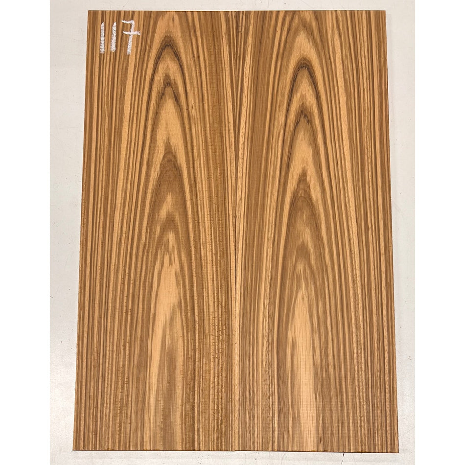 Zebrawood Bookmatched Guitar Drop Tops 21" x 7-1/4" x 1/4" #117 - Exotic Wood Zone - Buy online Across USA 