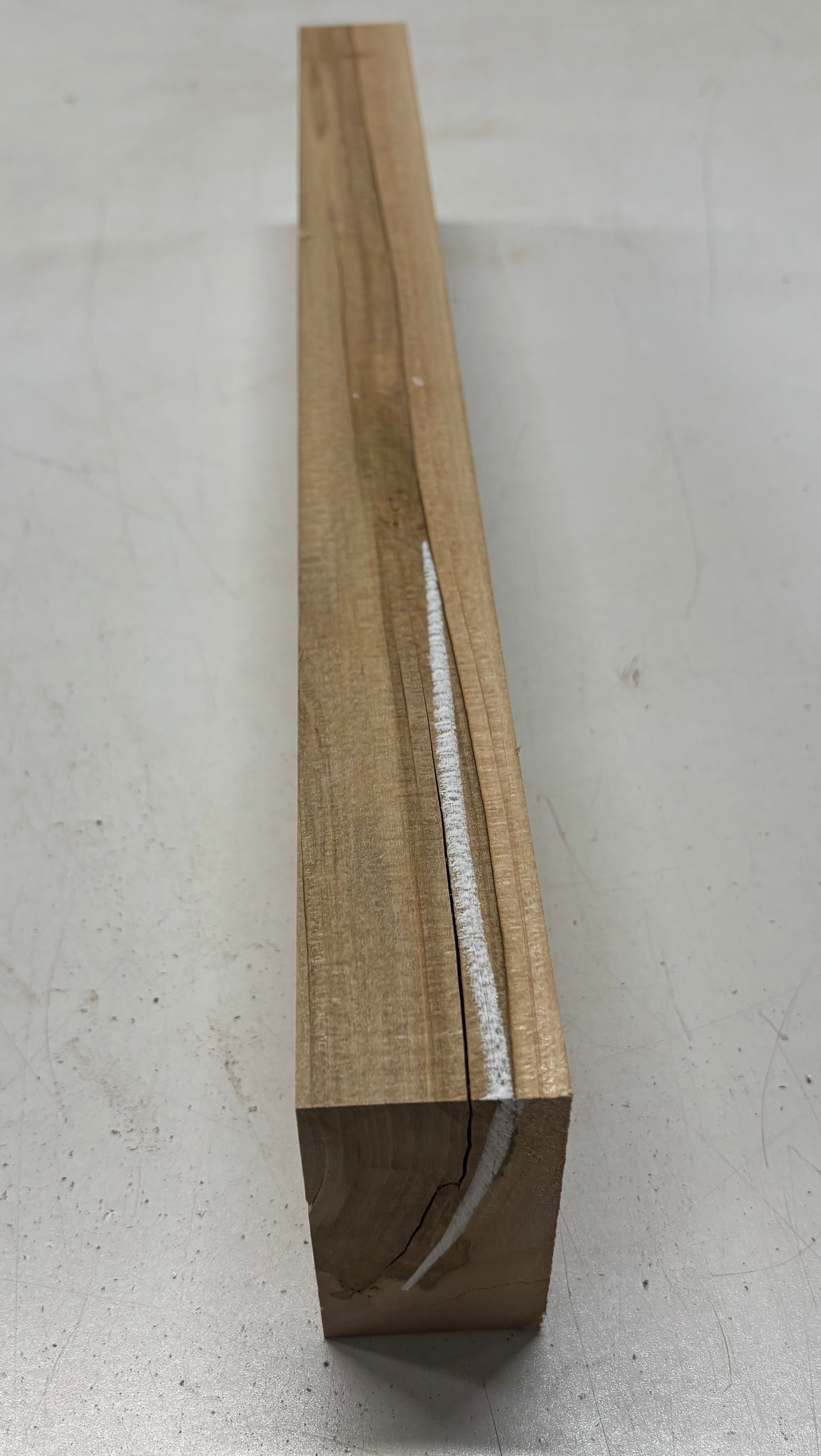 1 Piece, Basswood Lumber Board Blank 23"x3-3/4"x1-7/8" #7895 - Exotic Wood Zone
