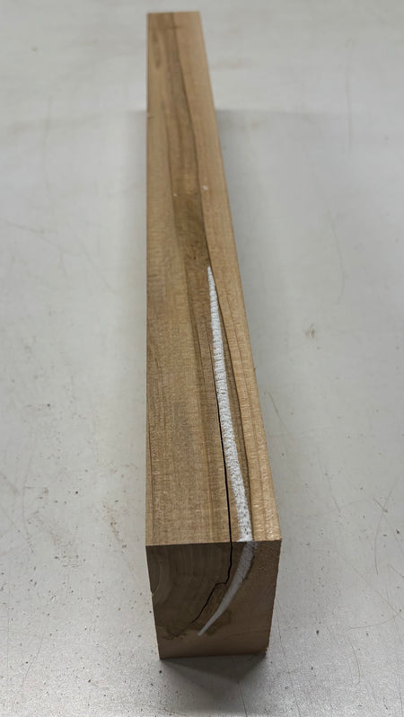 1 Piece, Basswood Lumber Board Blank 23"x3-3/4"x1-7/8" #7895 - Exotic Wood Zone