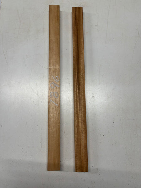 2 Pack, 2 Species, Spanish Cedar + Mahogany Thin Stock Lumber 28"x1-7/8"x1-1/4" #7896 - Exotic Wood Zone