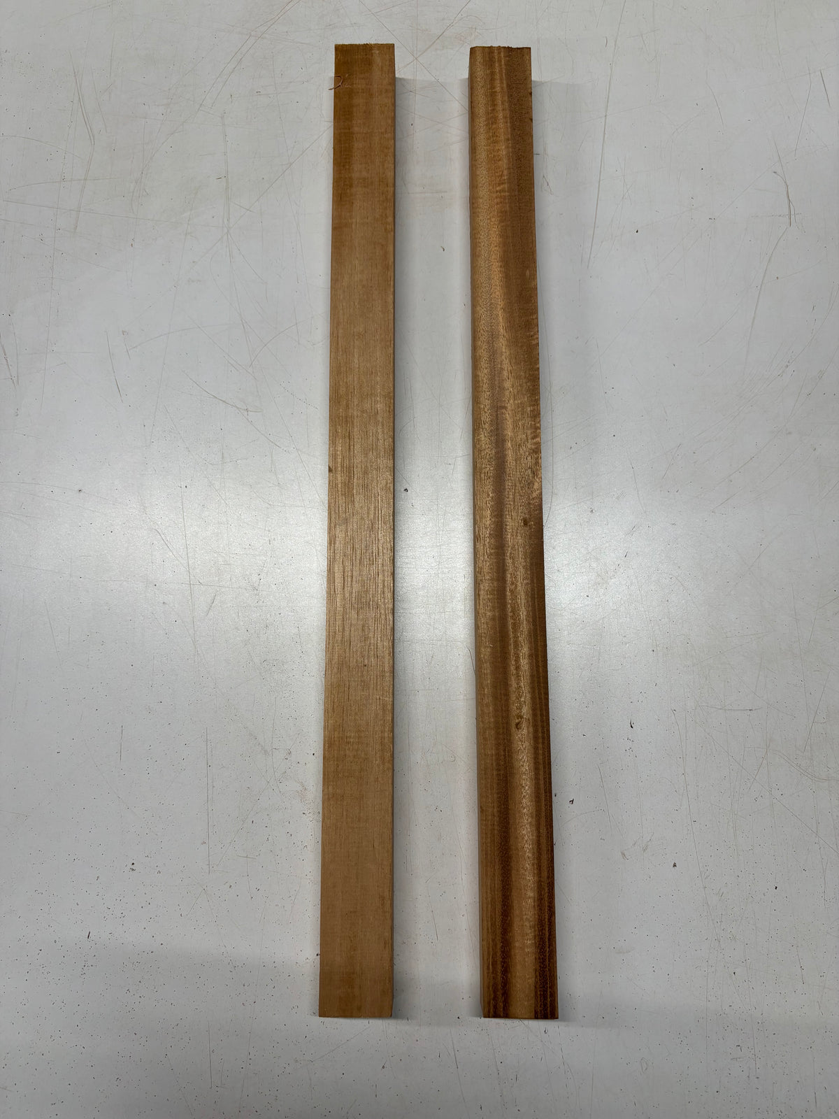 2 Pack, 2 Species, Spanish Cedar + Mahogany Thin Stock Lumber 28"x1-7/8"x1-1/4" #7896 - Exotic Wood Zone