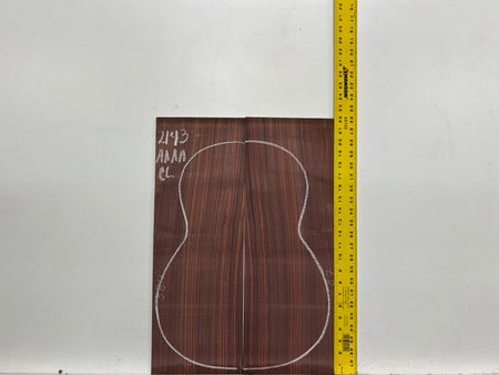 East Indian Rosewood Classical AAAA Grade Guitar Back & Side Set #2143 - Exotic Wood Zone