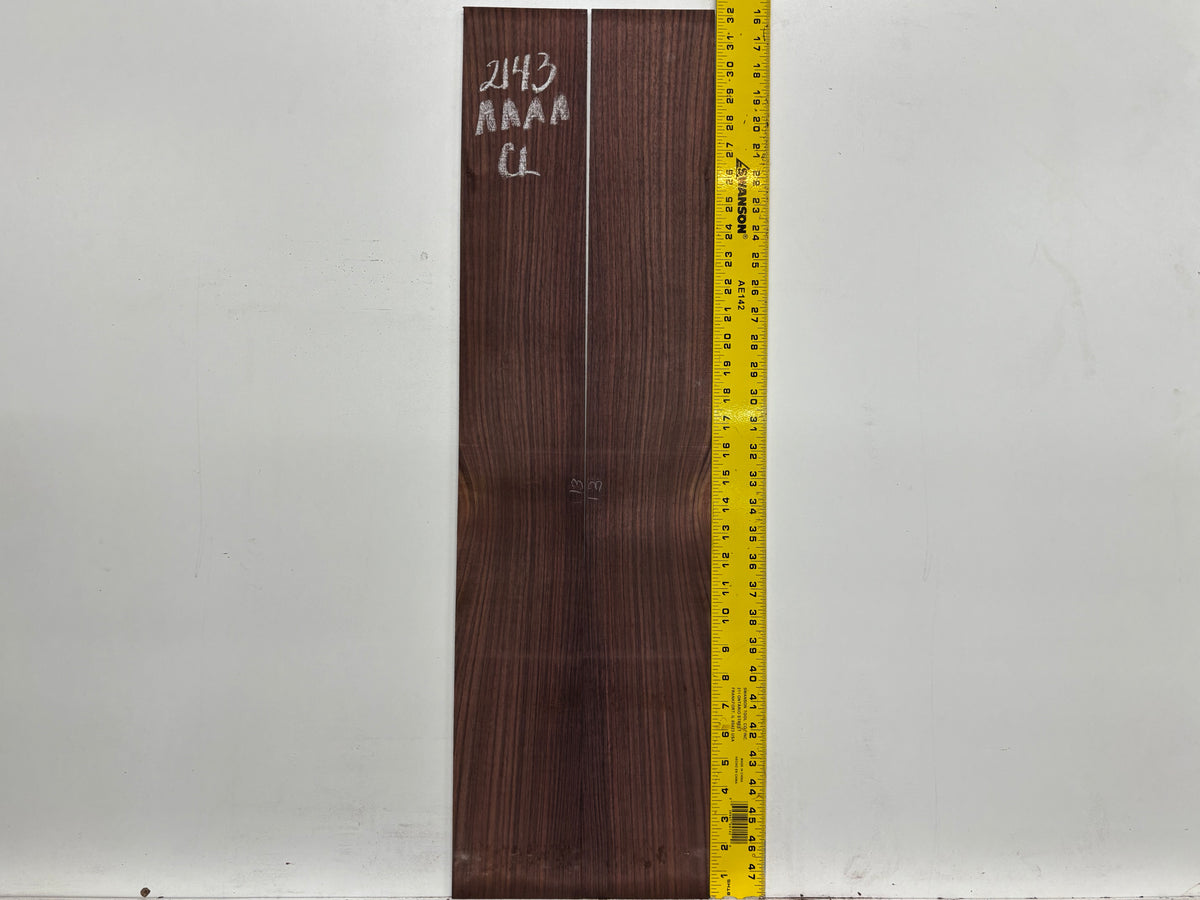 East Indian Rosewood Classical AAAA Grade Guitar Back & Side Set #2143 - Exotic Wood Zone