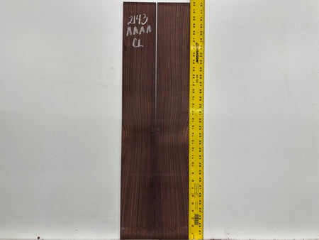 East Indian Rosewood Classical AAAA Grade Guitar Back & Side Set #2143 - Exotic Wood Zone