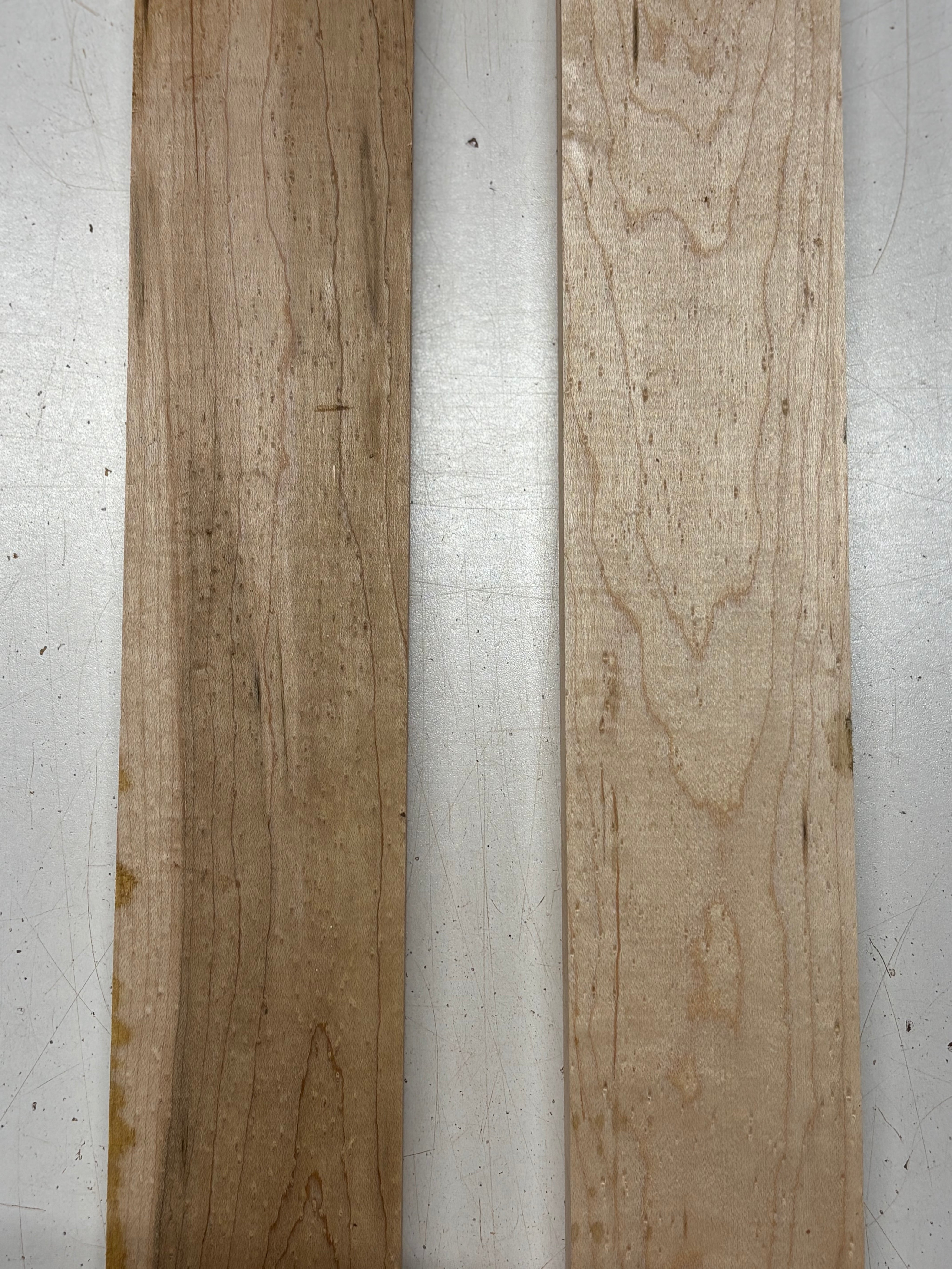 2 Pack, Birdseye Maple Thin Stock Lumber 24"x2-3/4"x7/8" #7899 - Exotic Wood Zone