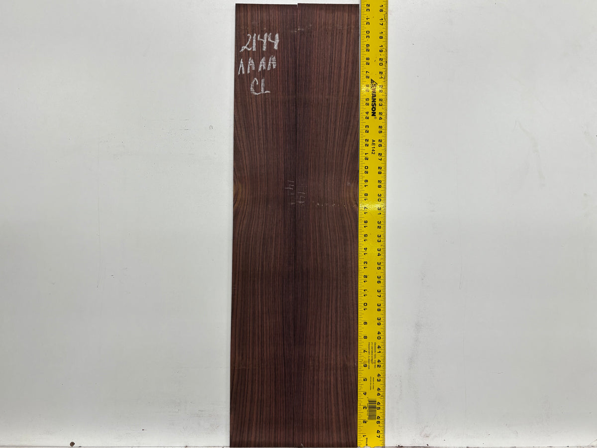 East Indian Rosewood Classical AAAA Grade Guitar Back & Side Set #2144 - Exotic Wood Zone
