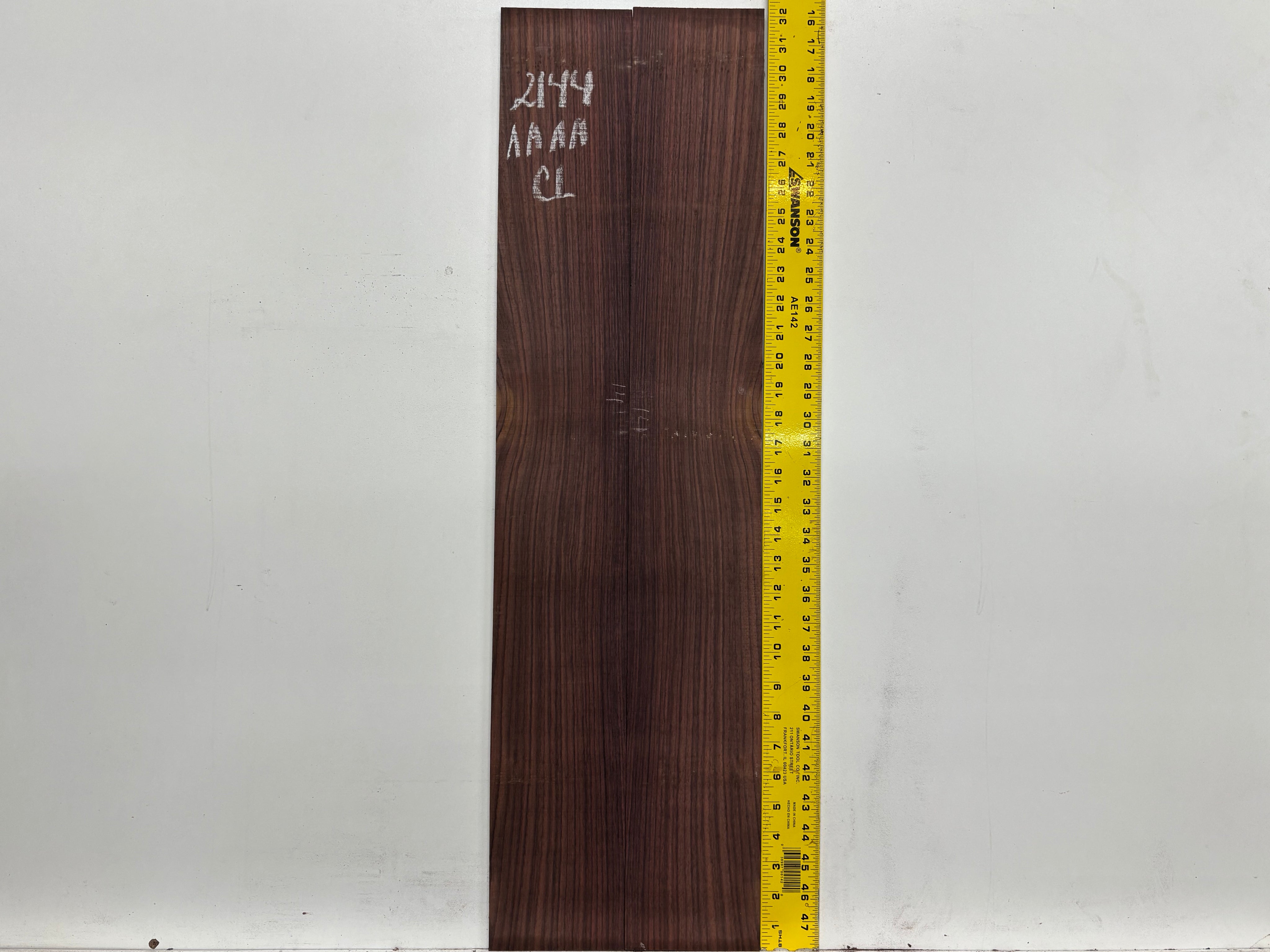 East Indian Rosewood Classical AAAA Grade Guitar Back & Side Set #2144 - Exotic Wood Zone