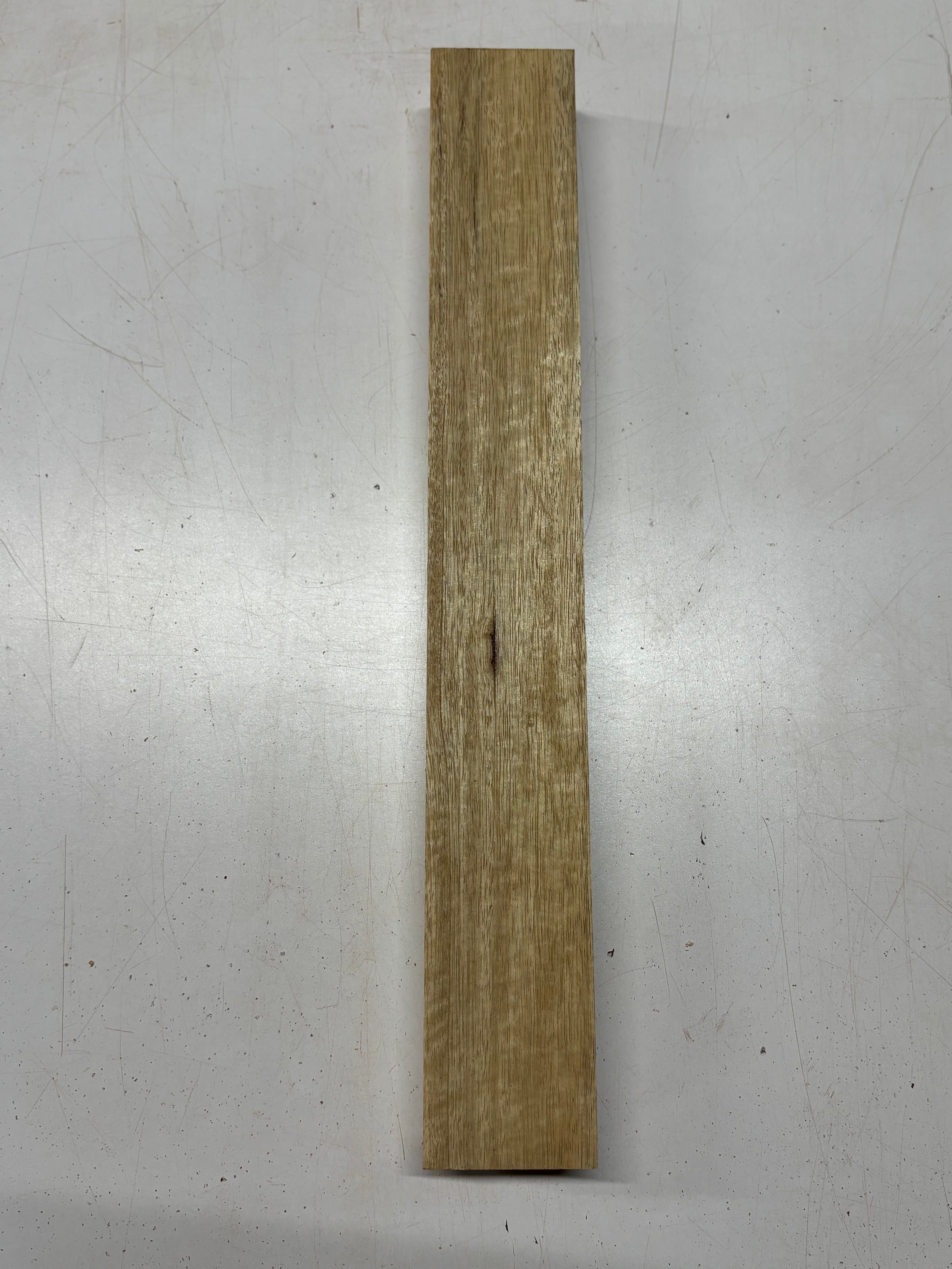 1 Piece White Limba Guitar Neck Blanks 21" x 2-7/8" x 1-7/8" #7901 - Exotic Wood Zone