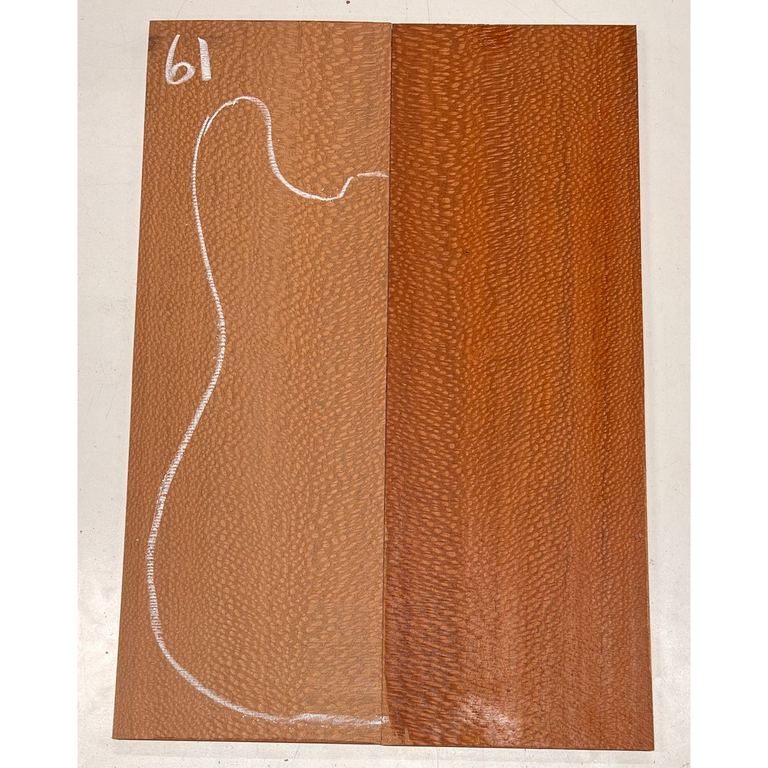 Leopardwood Bookmatched Guitar Drop Tops 21" x 7-1/4" x 1/4" #61 - Exotic Wood Zone - Buy online Across USA 