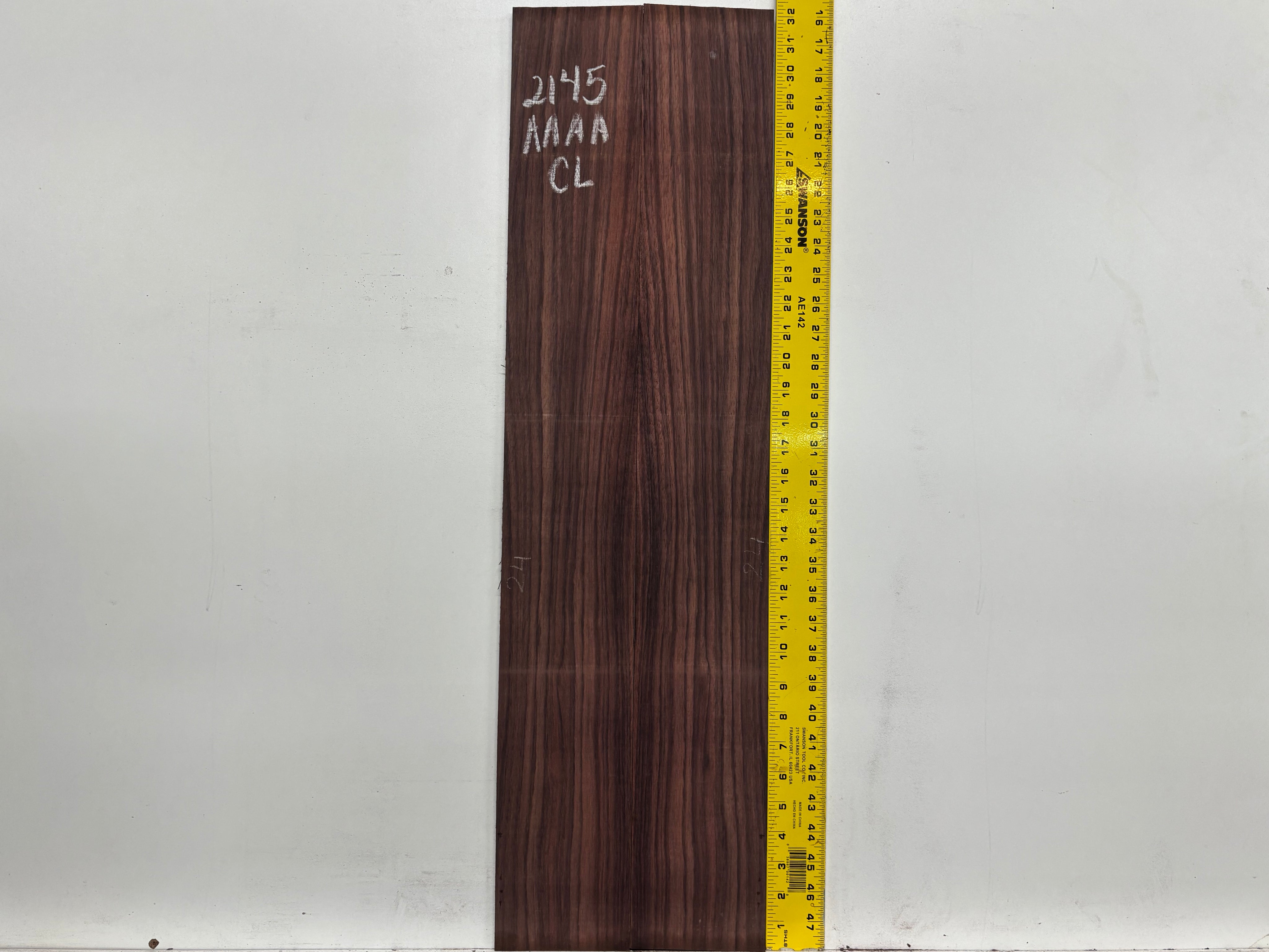 East Indian Rosewood Classical AAAA Grade Guitar Back & Side Set #2145 - Exotic Wood Zone