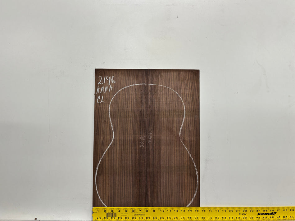 East Indian Rosewood Classical AAAA Grade Guitar Back & Side Set #2146 - Exotic Wood Zone