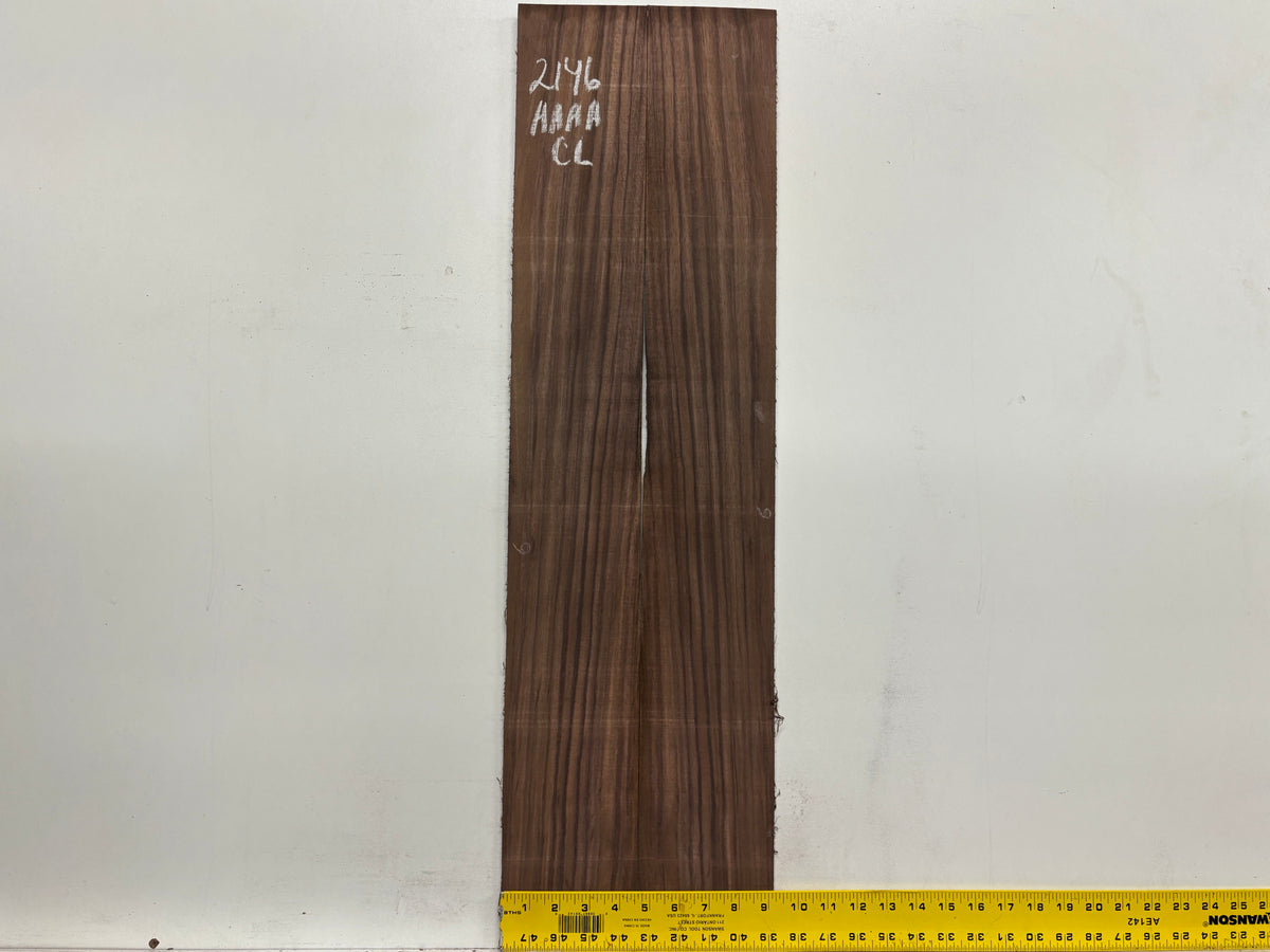East Indian Rosewood Classical AAAA Grade Guitar Back & Side Set #2146 - Exotic Wood Zone