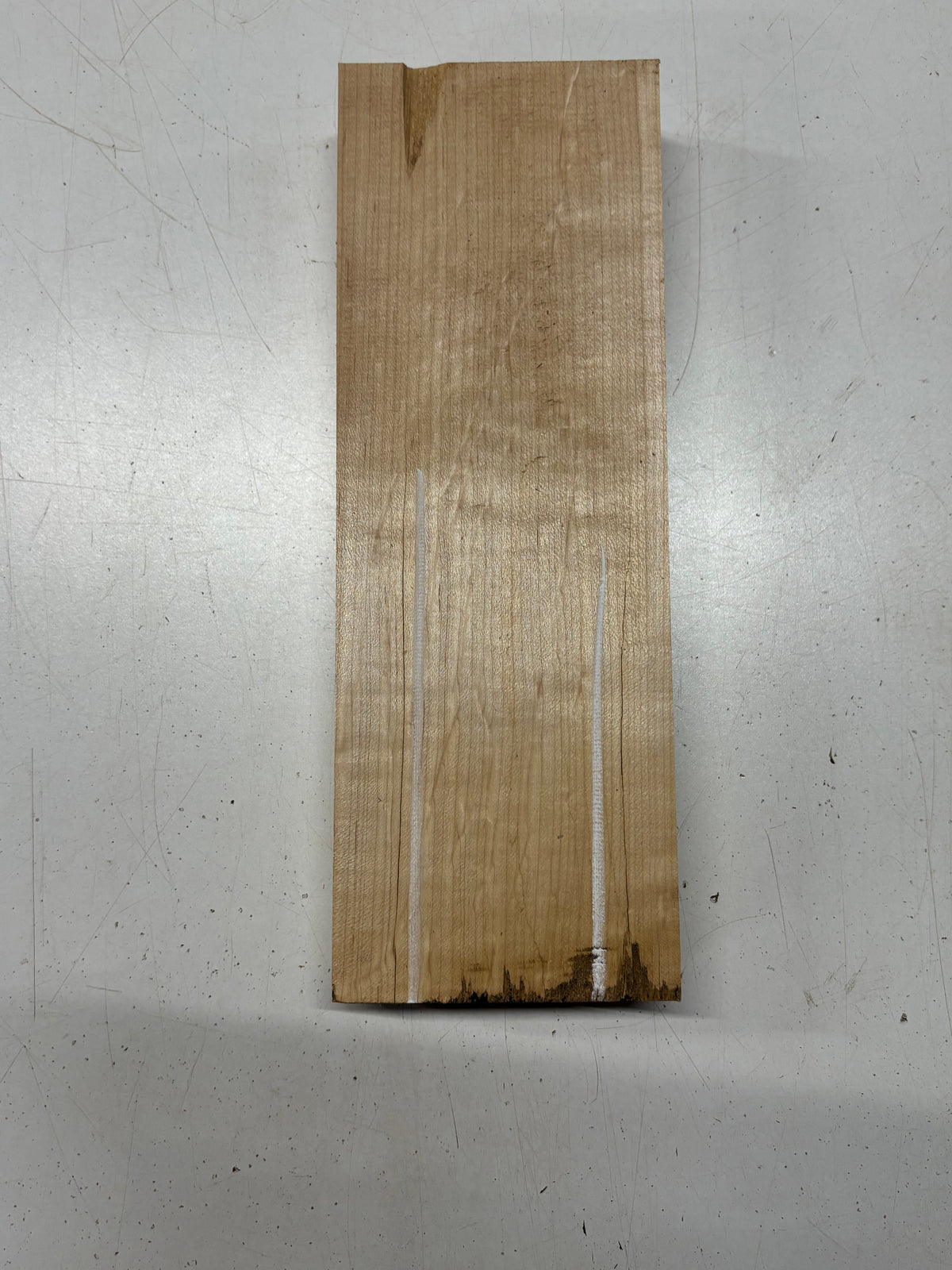 1 Piece Hard Maple Lumber Board Blank 13" x 4-5/8" x 1-7/8" #7904 - Exotic Wood Zone