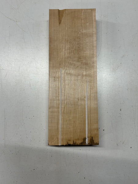 1 Piece Hard Maple Lumber Board Blank 13" x 4-5/8" x 1-7/8" #7904 - Exotic Wood Zone