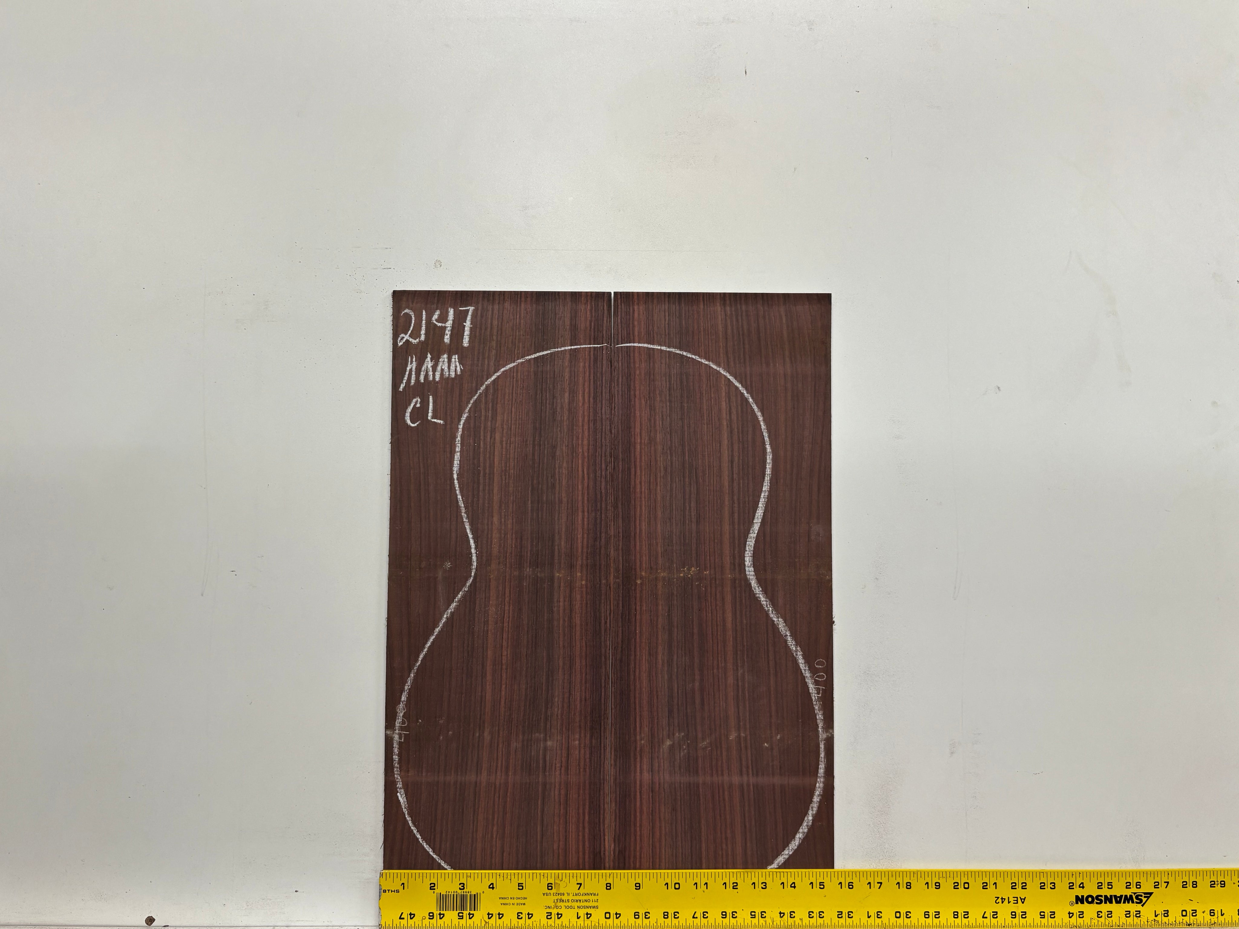 East Indian Rosewood Classical AAAA Grade Guitar Back & Side Set #2147 - Exotic Wood Zone