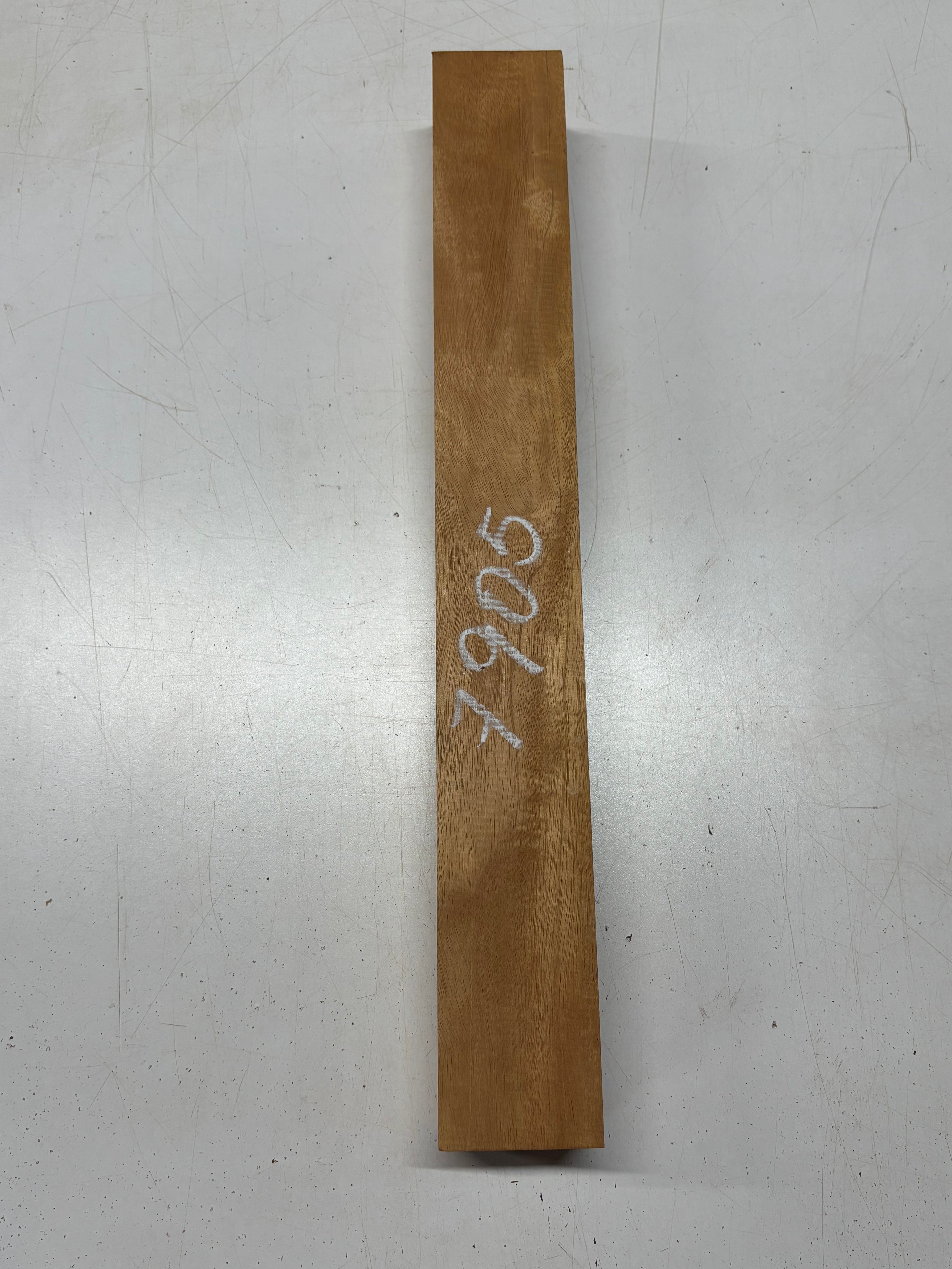 1 Piece, Flame Honduras Mahogany Guitar Neck Blank 22" x 2-7/8" x 2-1/2" #7905 - Exotic Wood Zone