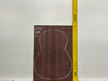 East Indian Rosewood Classical AAAA Grade Guitar Back & Side Set #2147 - Exotic Wood Zone