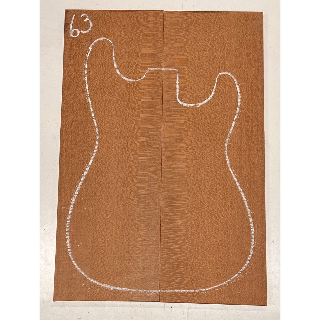 Leopardwood Bookmatched Guitar Drop Tops 21" x 7-1/4" x 1/4" #63 - Exotic Wood Zone - Buy online Across USA 