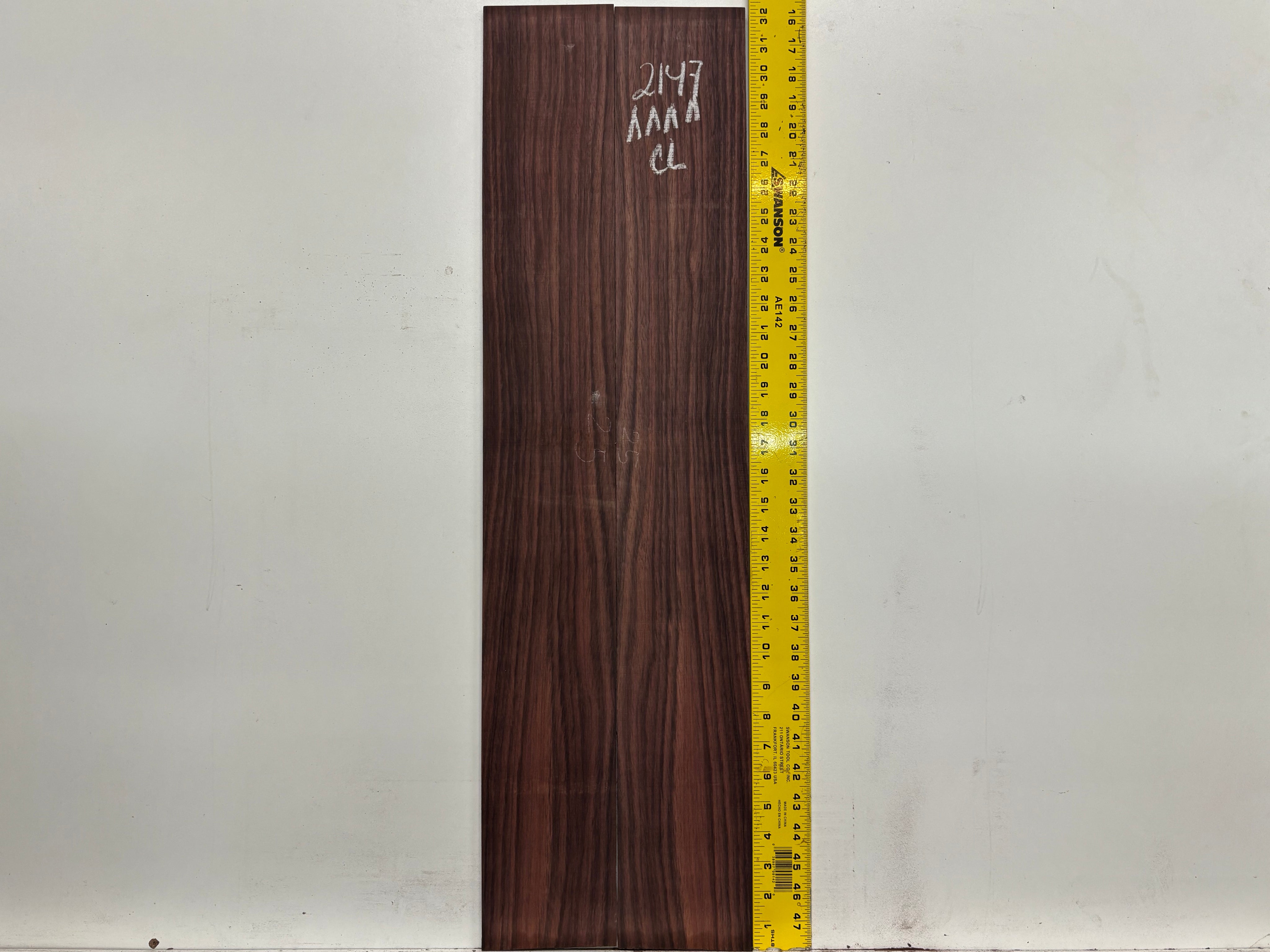 East Indian Rosewood Classical AAAA Grade Guitar Back & Side Set #2147 - Exotic Wood Zone