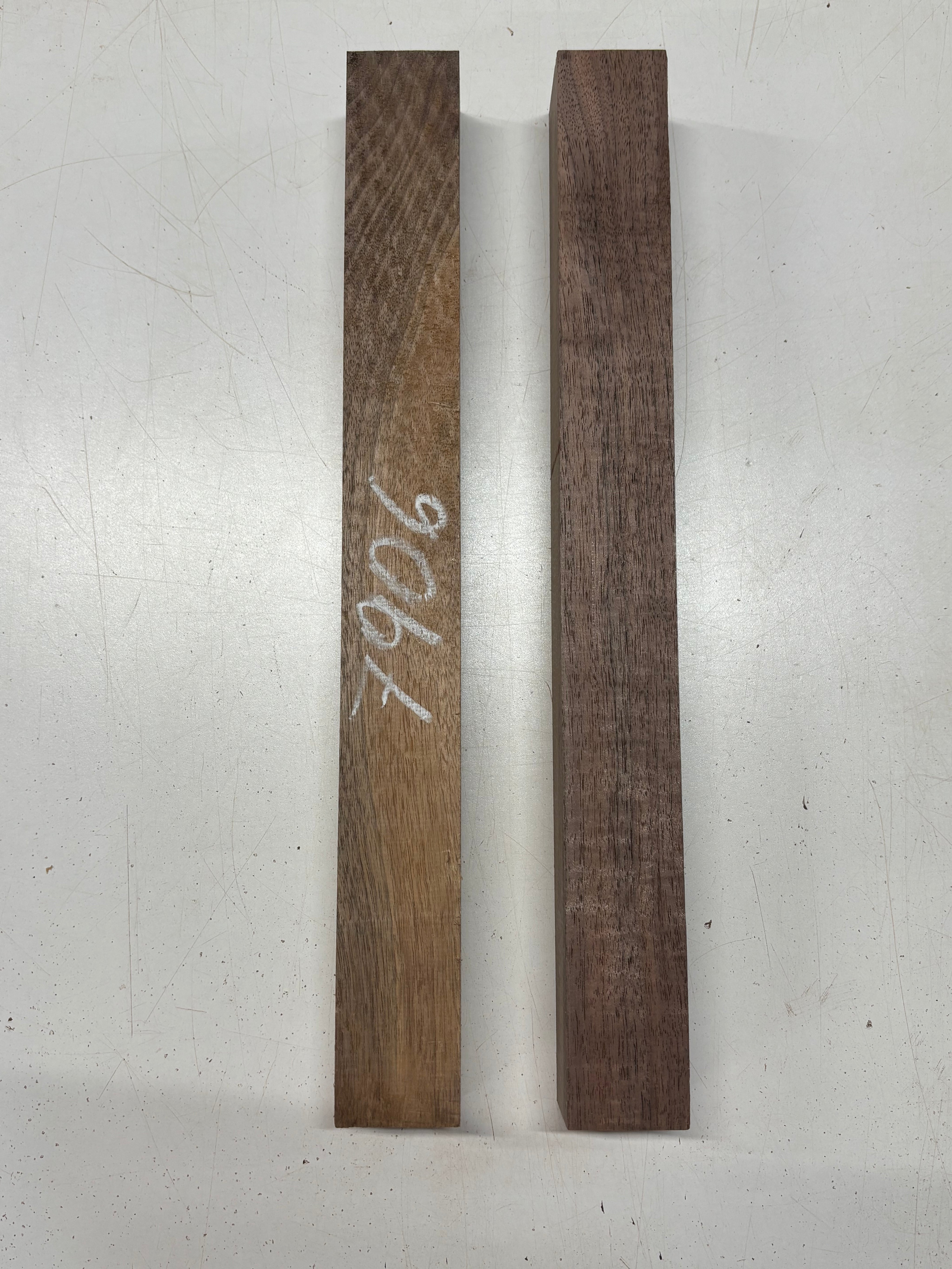 2 Pack, Black Walnut Turning Wood Blanks 18" x 2" x 1-7/8" #7906 - Exotic Wood Zone
