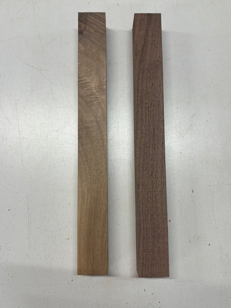 2 Pack, Black Walnut Turning Wood Blanks 18" x 2" x 1-7/8" #7906 - Exotic Wood Zone