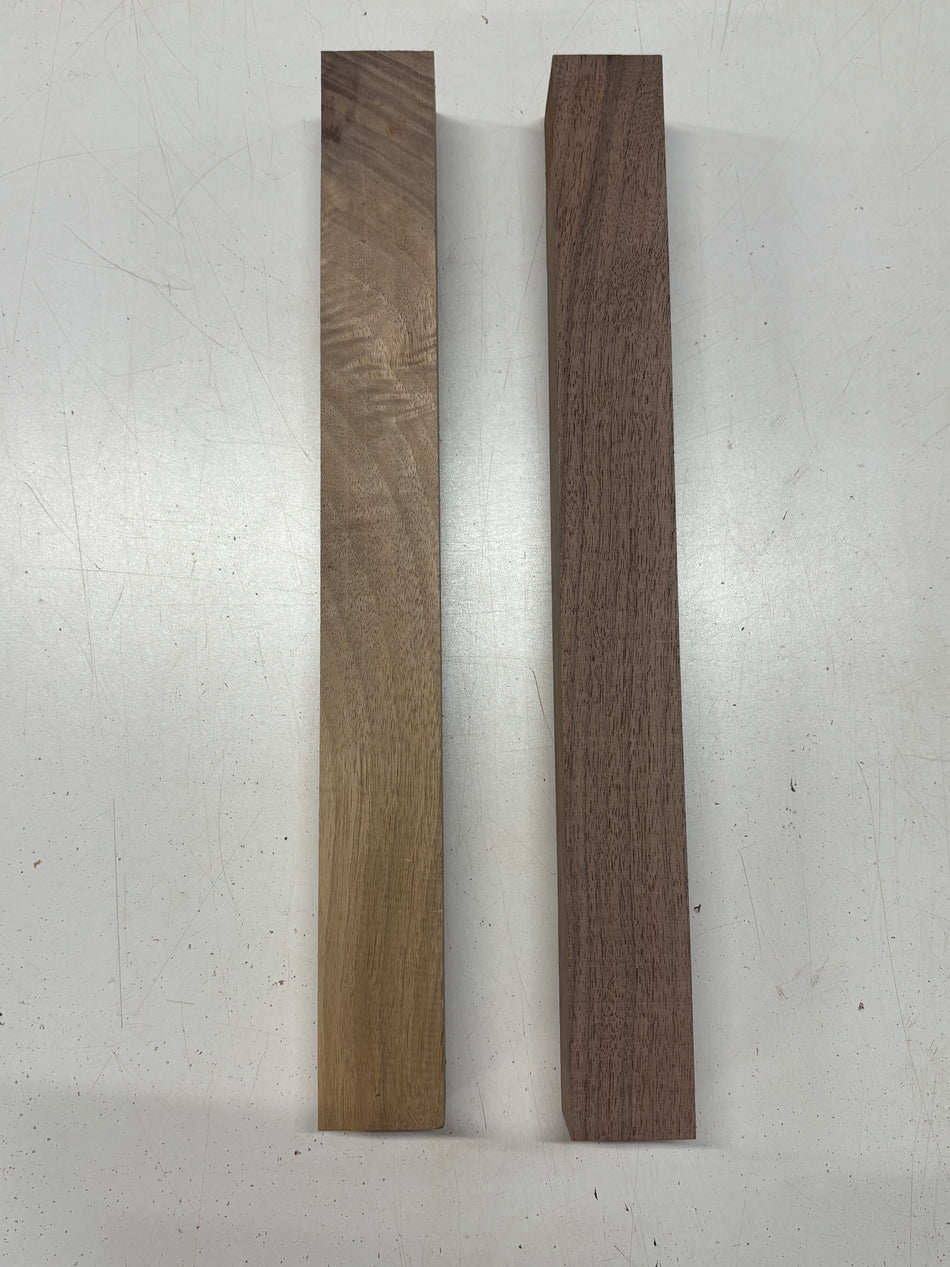 2 Pack, Black Walnut Turning Wood Blanks 18" x 2" x 1-7/8" #7906 - Exotic Wood Zone