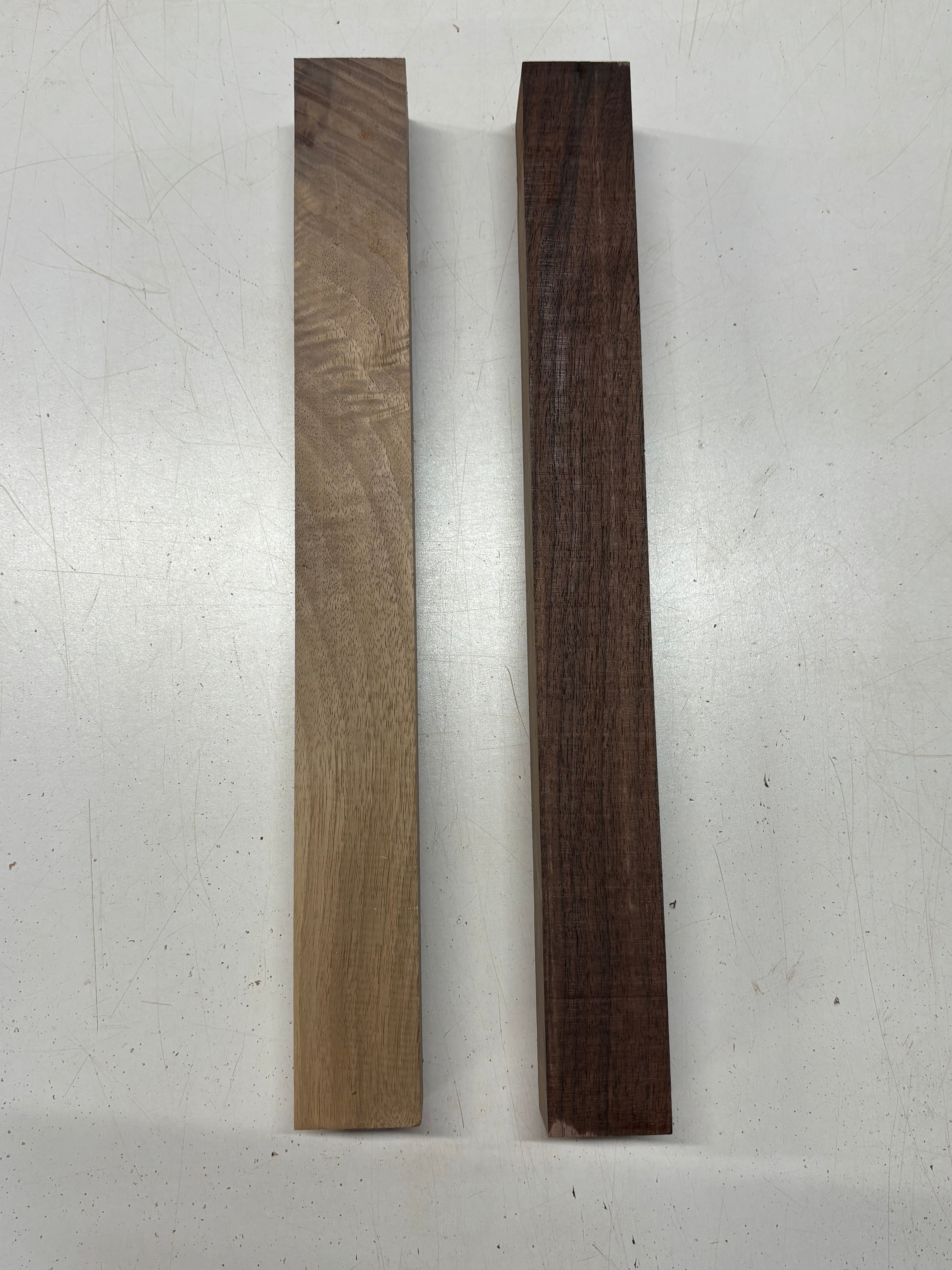 2 Pack, Black Walnut Turning Wood Blanks 18" x 2" x 1-7/8" #7906 - Exotic Wood Zone
