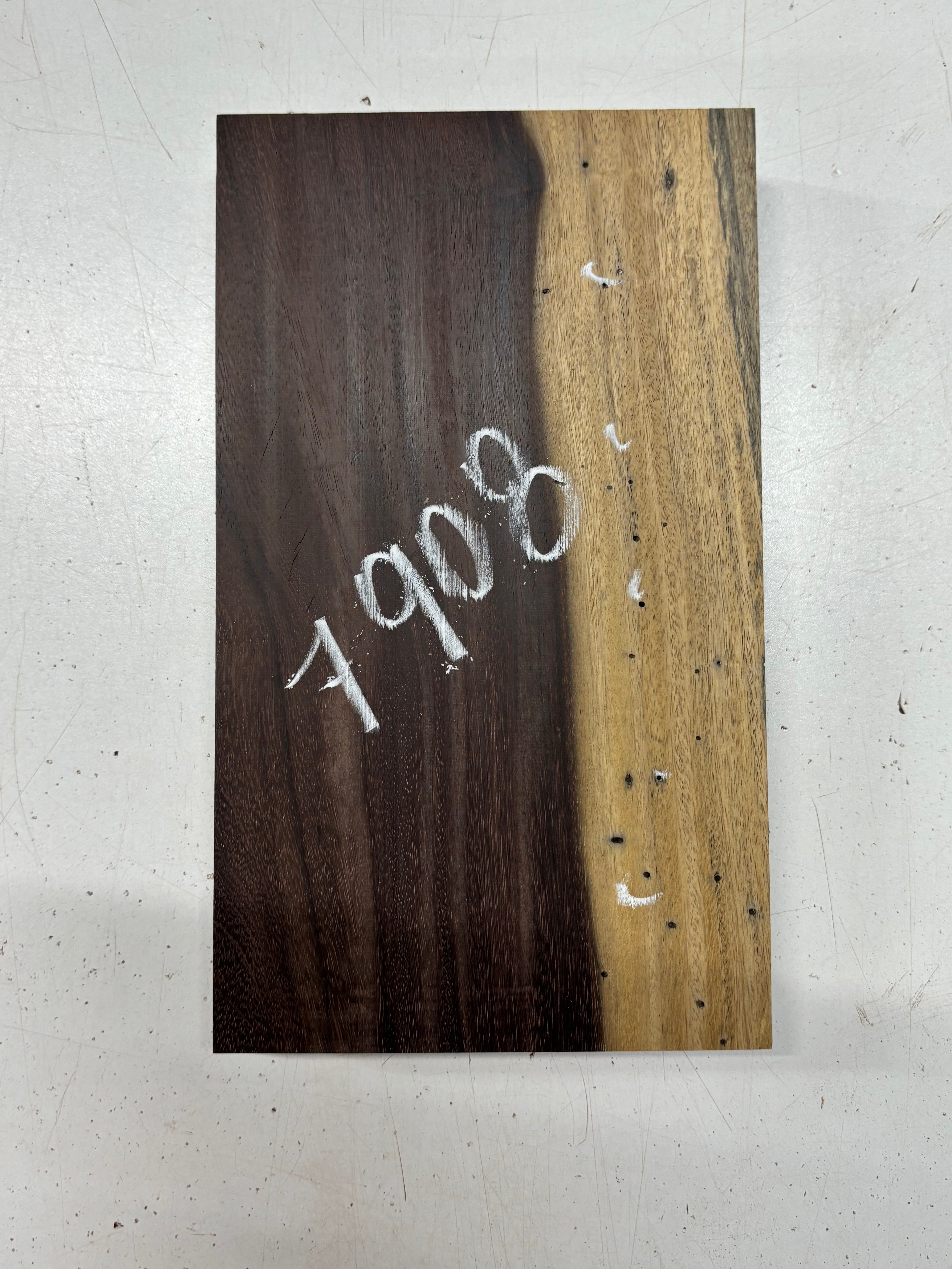 1 Piece, Bi Color Katalox Lumber Board Blank 13" x 5-1/2" x 1-7/8" #7908 - Exotic Wood Zone