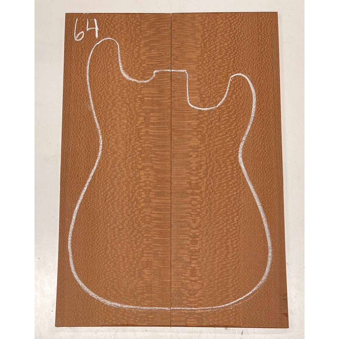 Leopardwood Bookmatched Guitar Drop Tops 21" x 7-1/4" x 1/4" #64 - Exotic Wood Zone - Buy online Across USA 