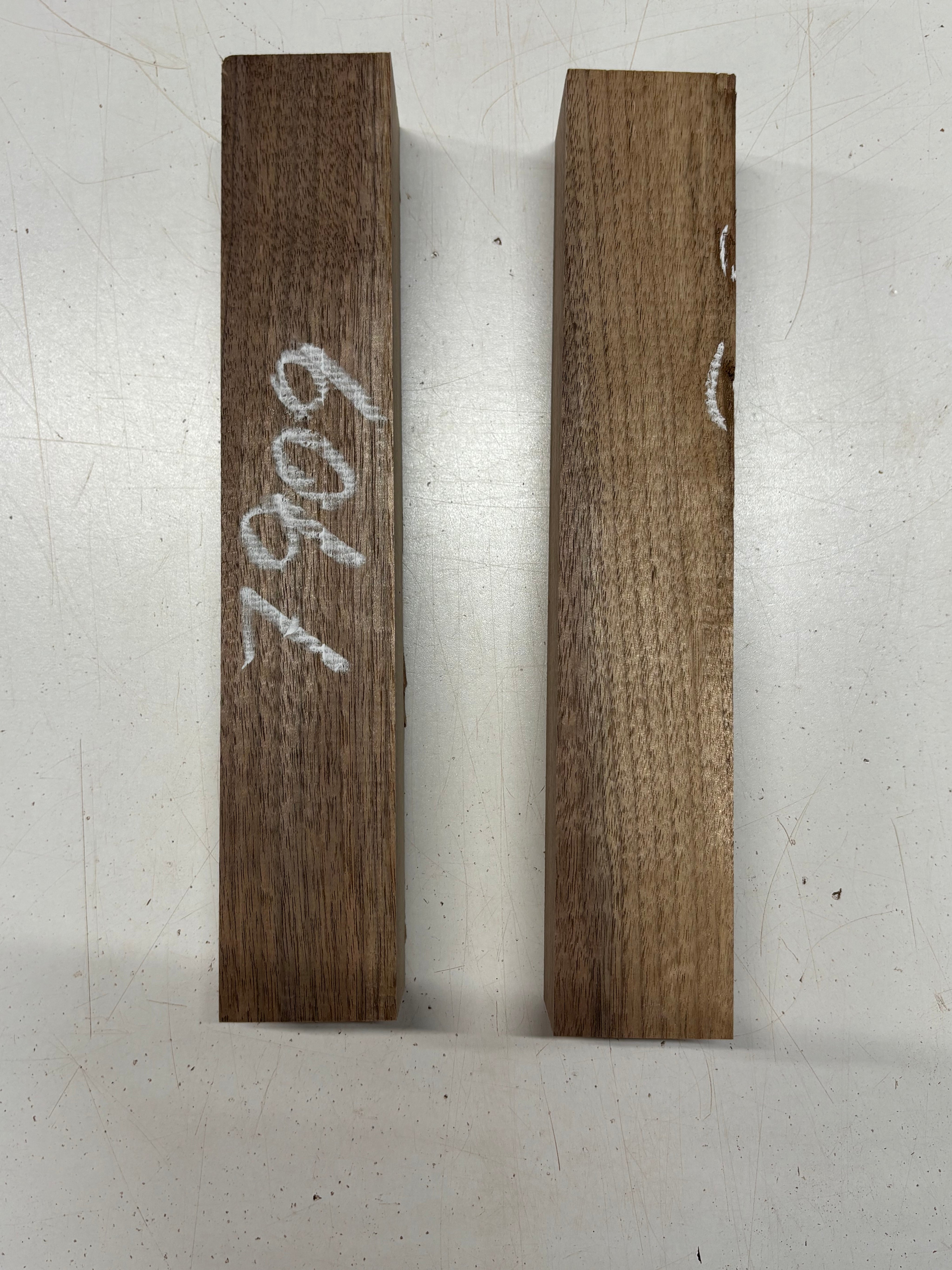 2 Pack, Black Walnut Turning Wood Blanks 12" x 2" x 2" #7909 - Exotic Wood Zone