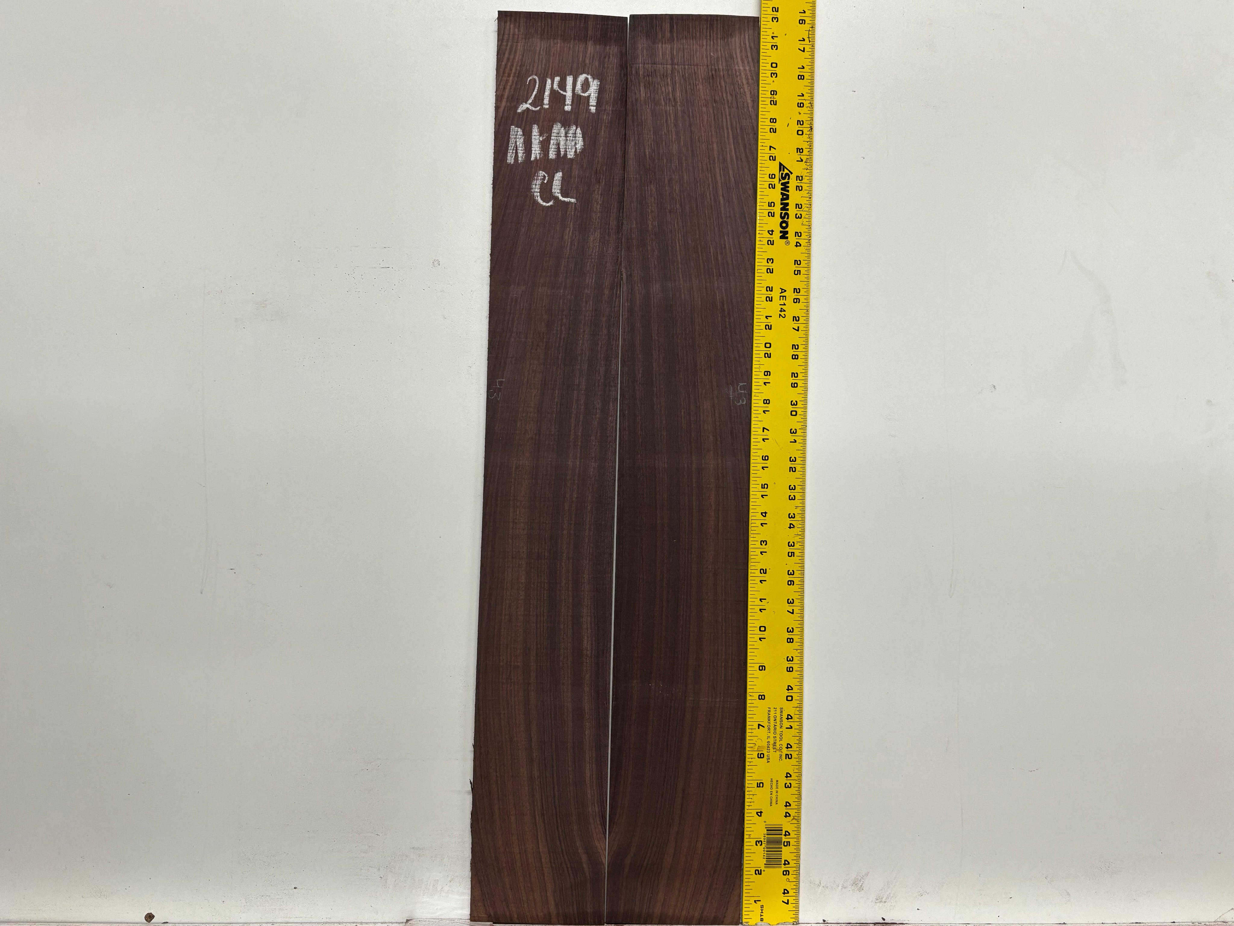 East Indian Rosewood Classical AAAA Grade Guitar Back & Side Set #2149 - Exotic Wood Zone